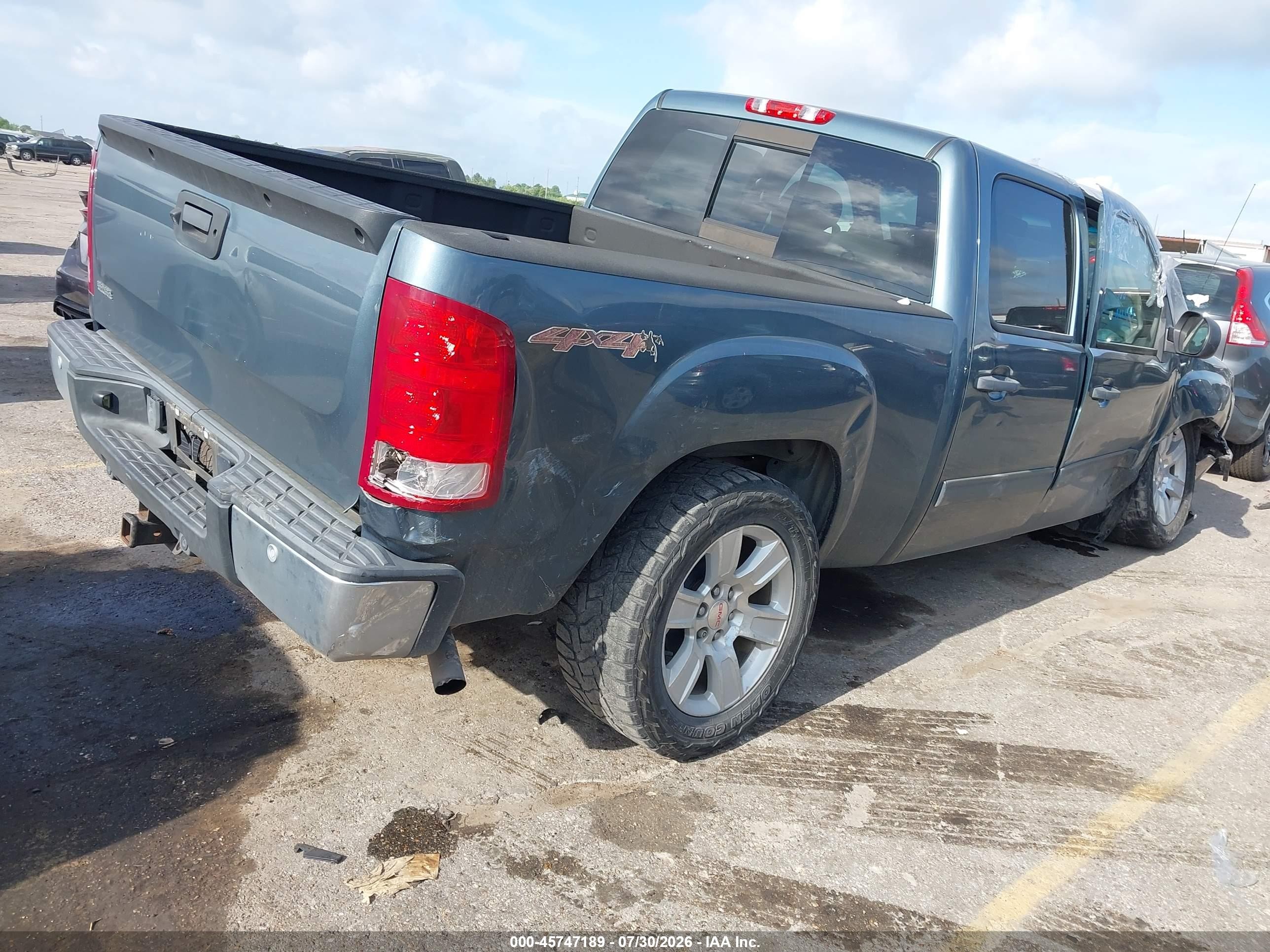 2012 Gmc Sierra 1500 Sle Gray vin: 3GTP2VE78CG120415