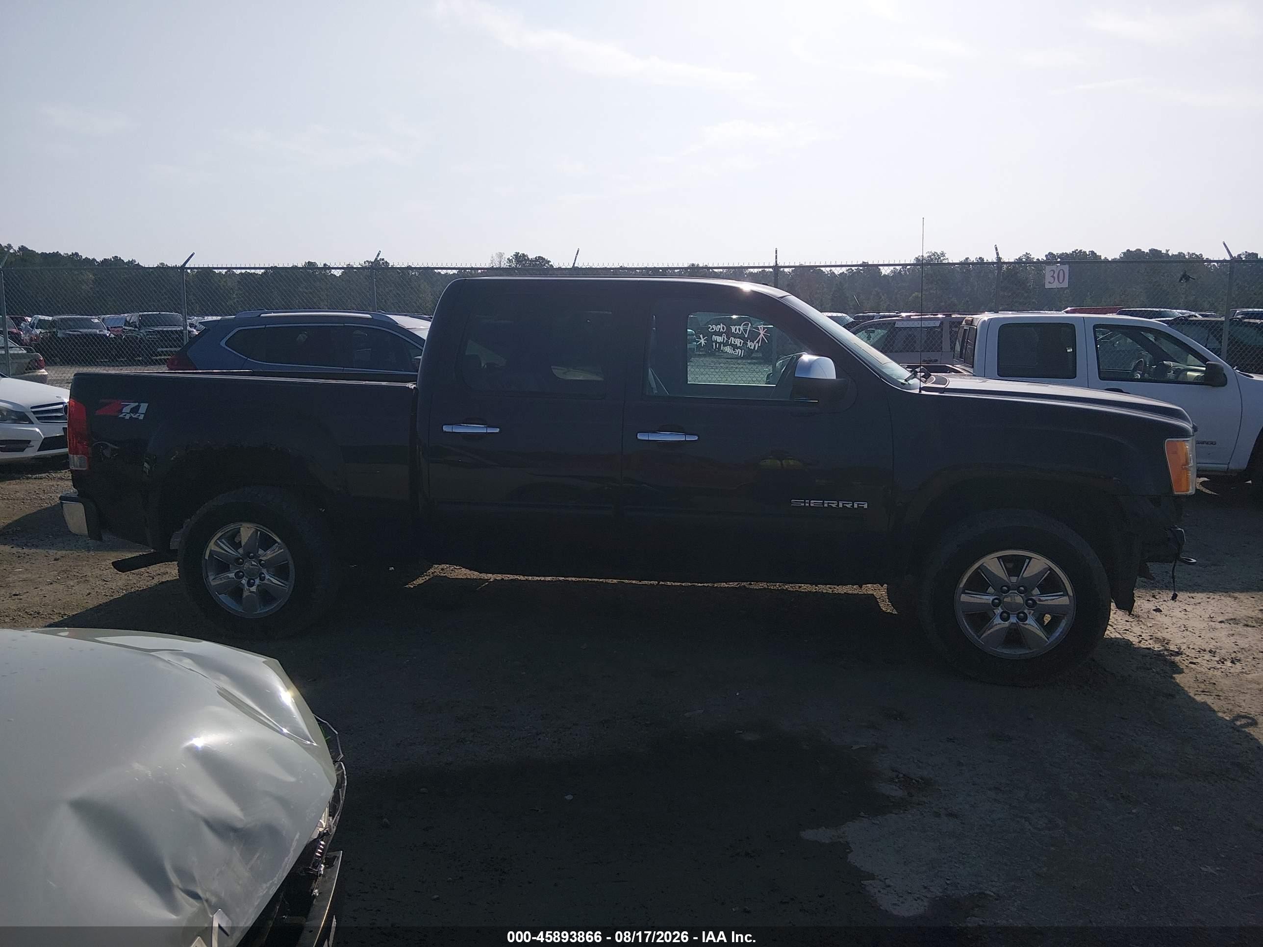 2012 Gmc Sierra 1500 Sle Black vin: 3GTP2VE78CG145010