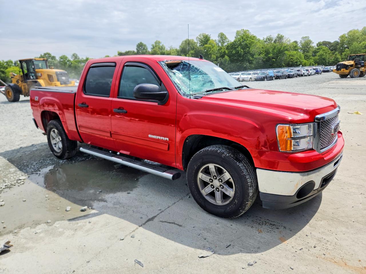 2012 Gmc Sierra K1500 Sle Red vin: 3GTP2VE78CG207716