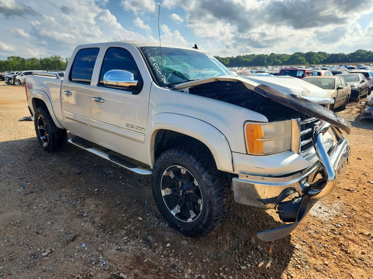 2012 Gmc Sierra K1500 Sle White vin: 3GTP2VE78CG211328