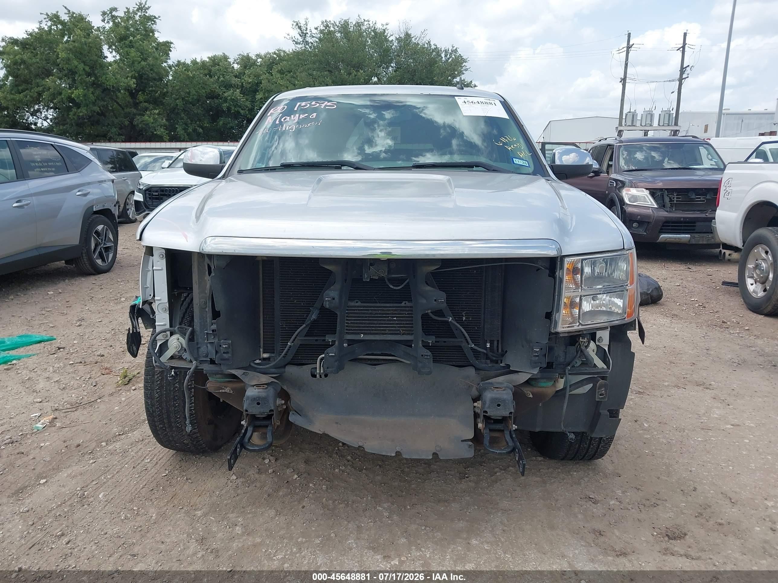 2013 Gmc Sierra 1500 Sle Silver vin: 3GTP2VE78DG100988