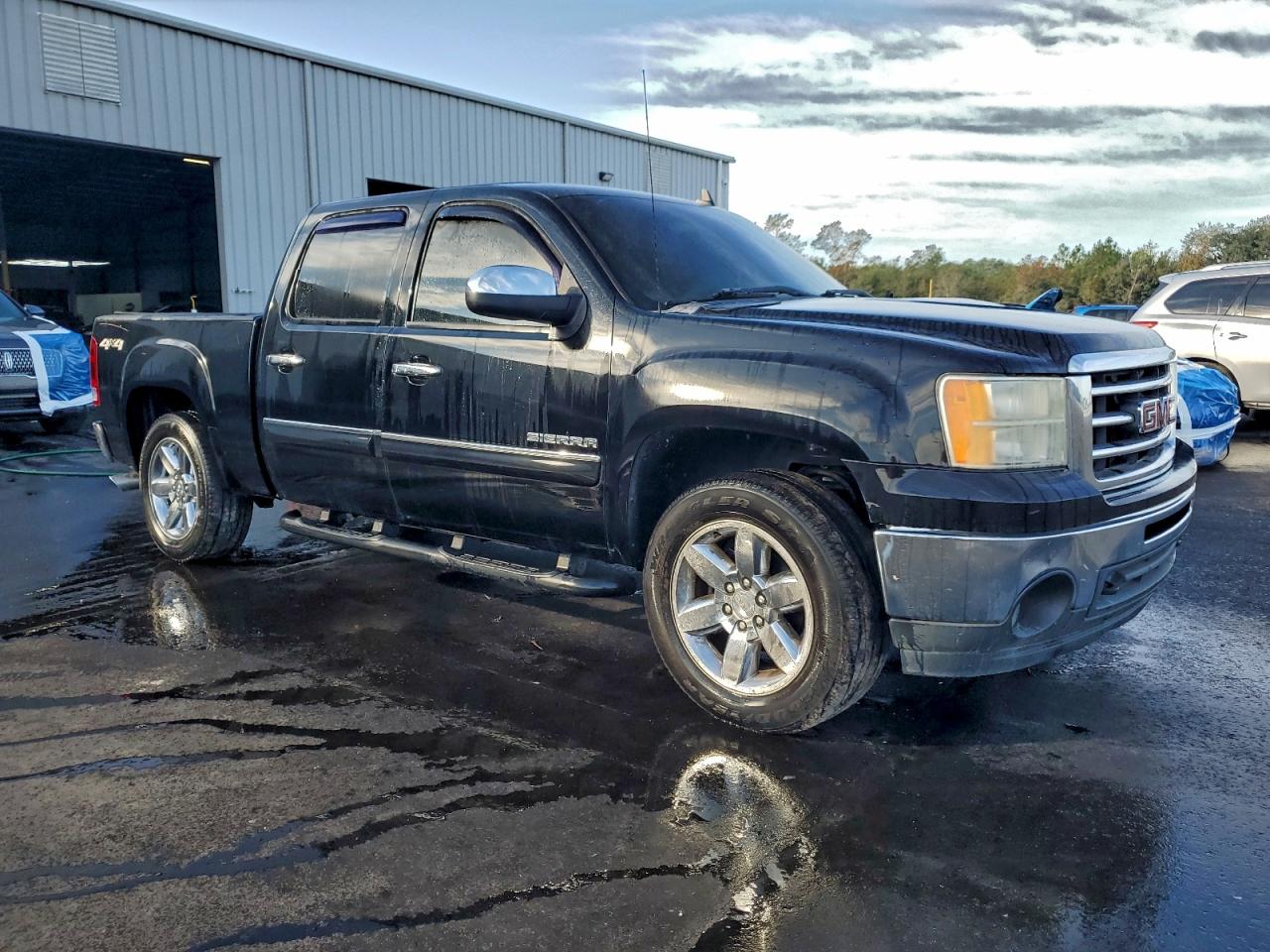 2013 Gmc Sierra K1500 Sle Black vin: 3GTP2VE78DG214389