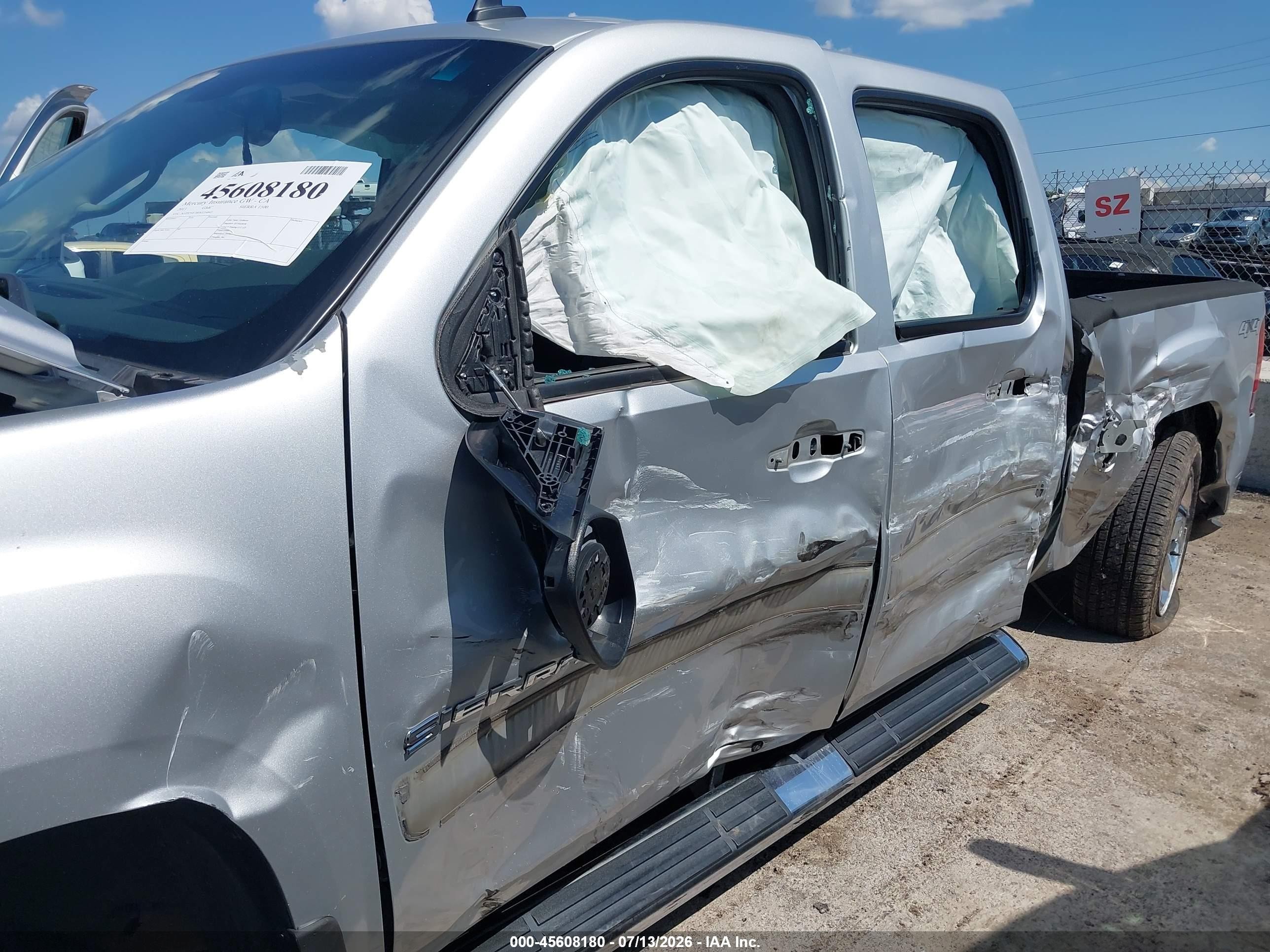2013 Gmc Sierra 1500 Sle White vin: 3GTP2VE78DG214845