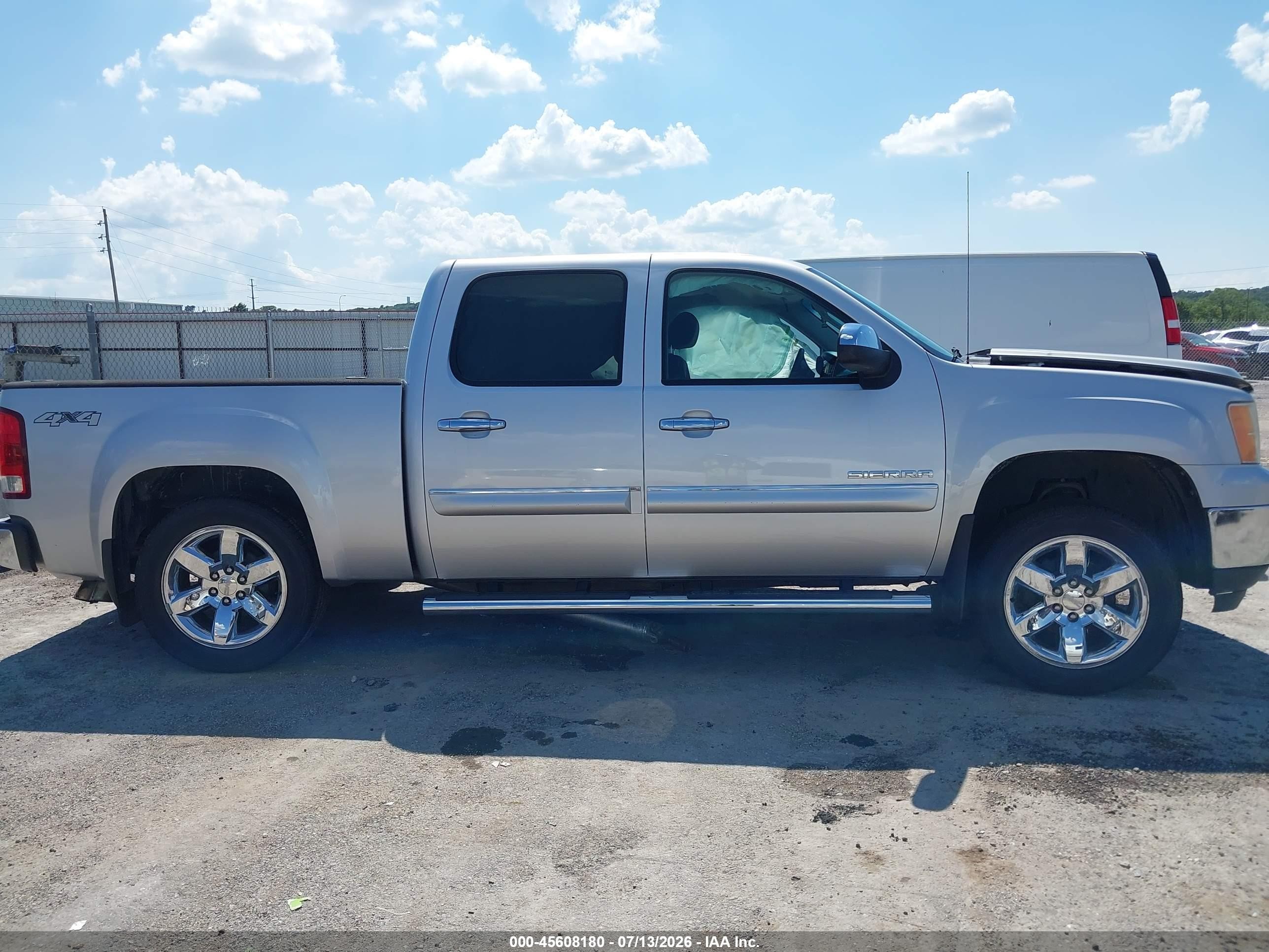 2013 Gmc Sierra 1500 Sle White vin: 3GTP2VE78DG214845
