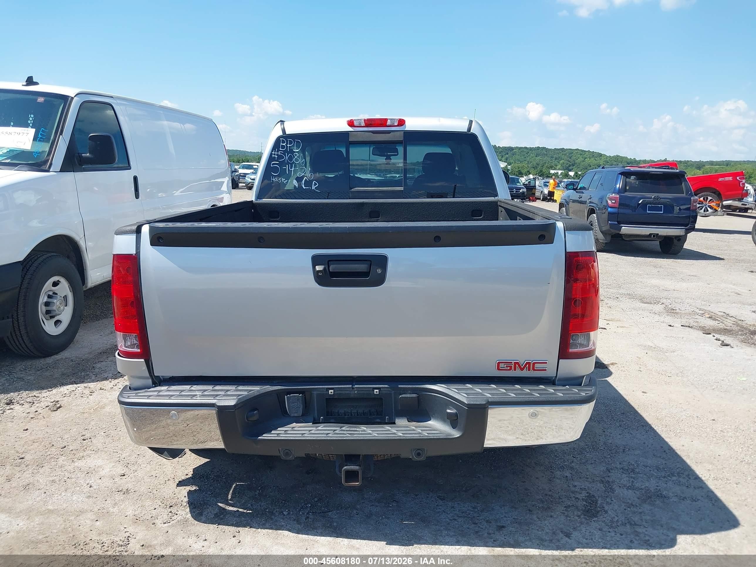 2013 Gmc Sierra 1500 Sle White vin: 3GTP2VE78DG214845