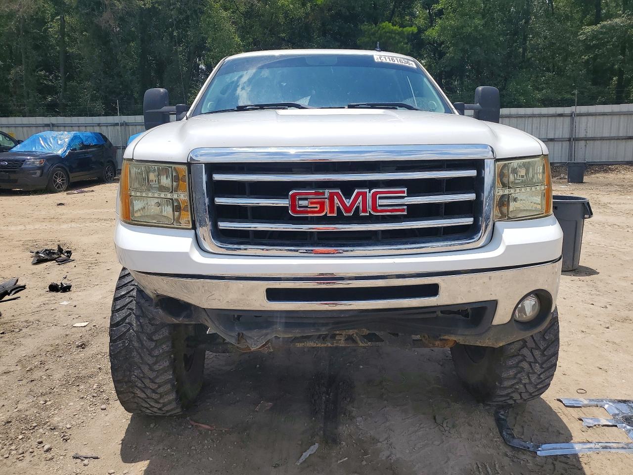 2013 Gmc Sierra K1500 Sle White vin: 3GTP2VE78DG272793