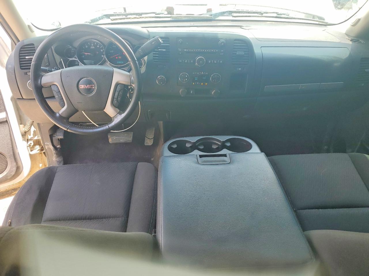 2013 Gmc Sierra K1500 Sle White vin: 3GTP2VE78DG272793