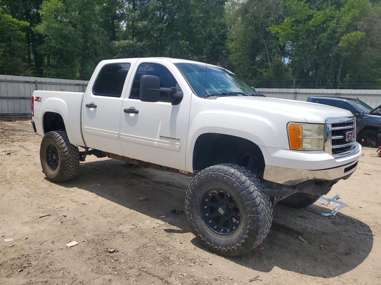 2013 Gmc Sierra K1500 Sle White vin: 3GTP2VE78DG272793