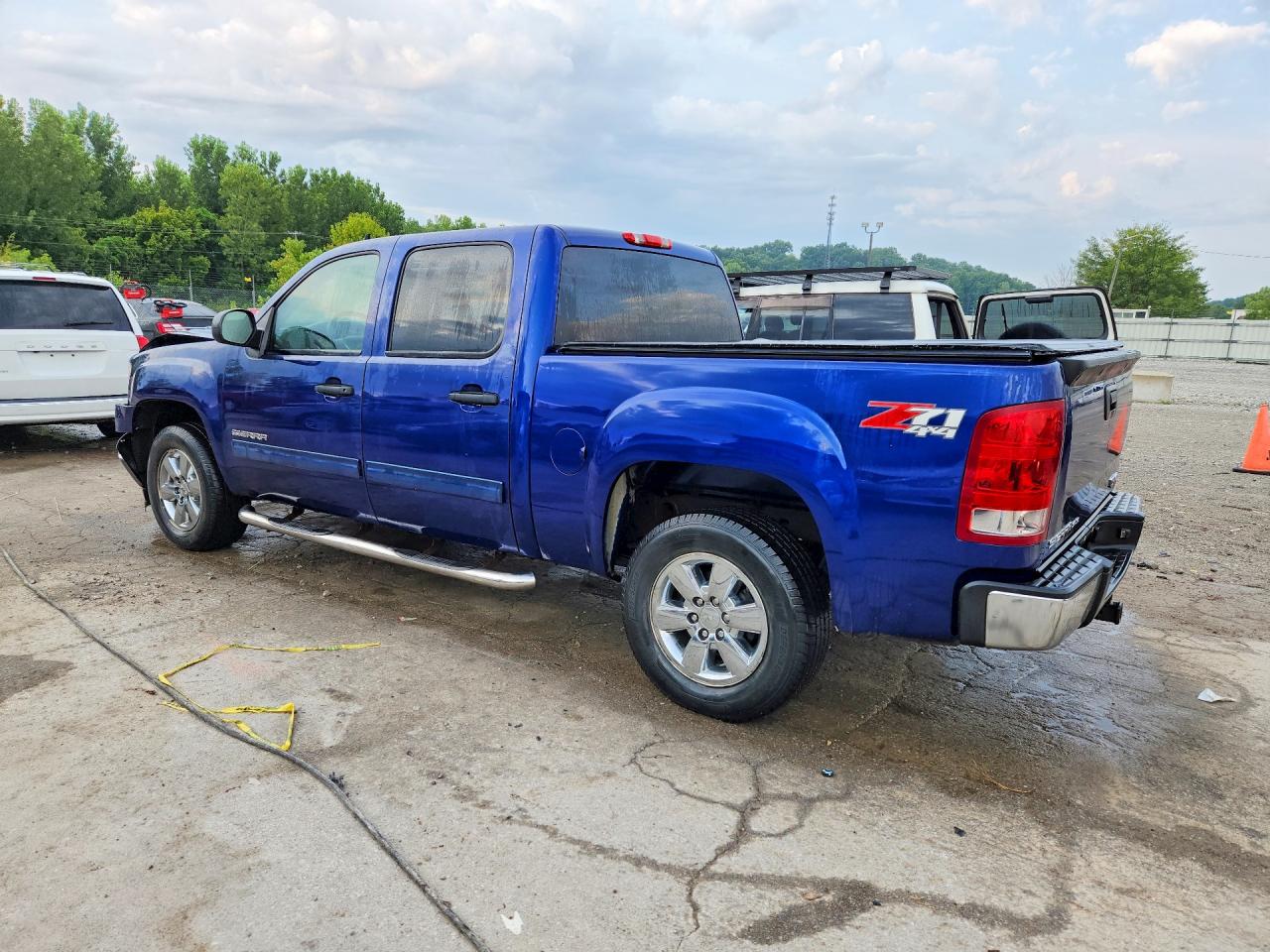2013 Gmc Sierra K1500 Sle Blue vin: 3GTP2VE78DG280845