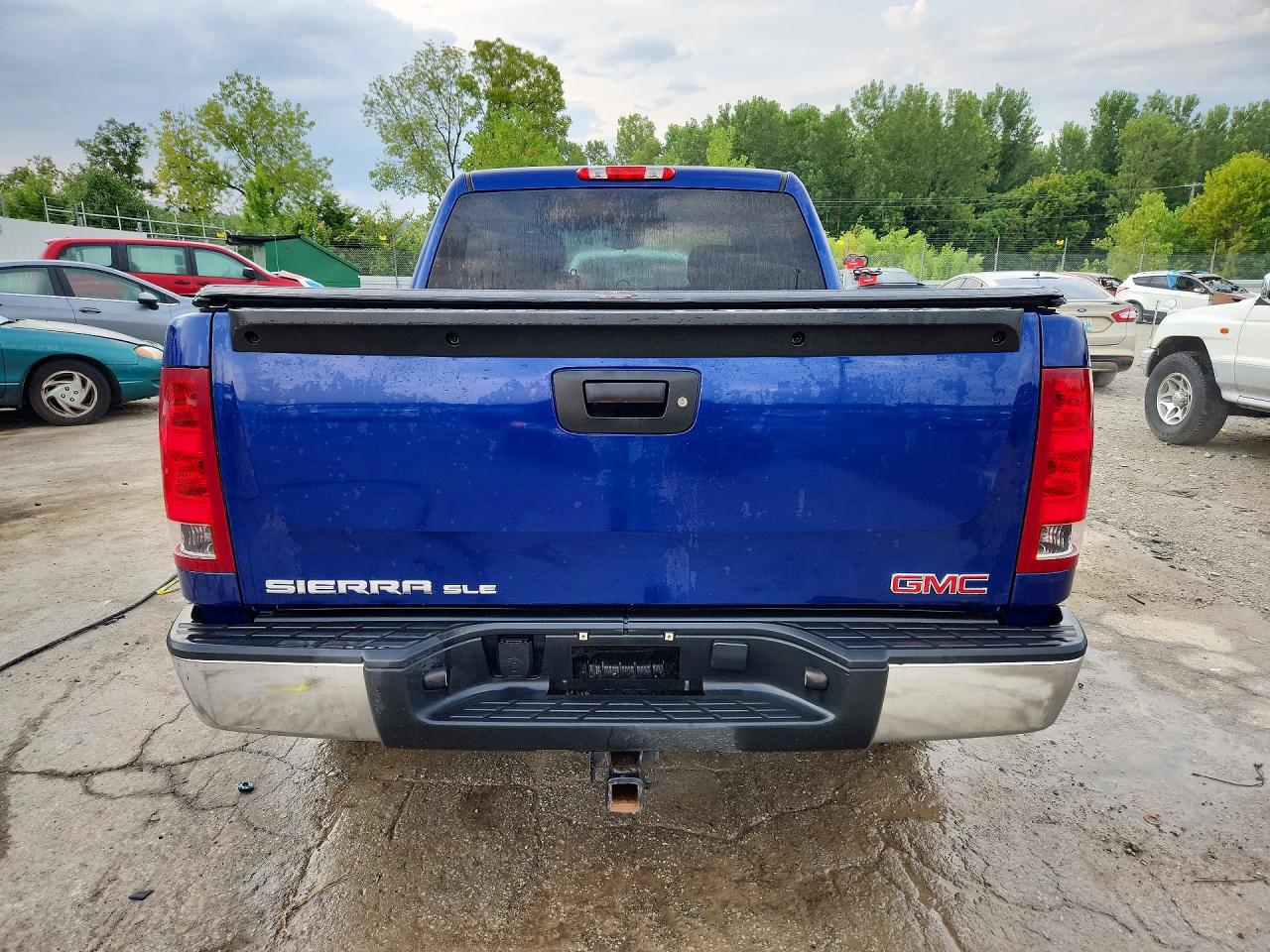 2013 Gmc Sierra K1500 Sle Blue vin: 3GTP2VE78DG280845