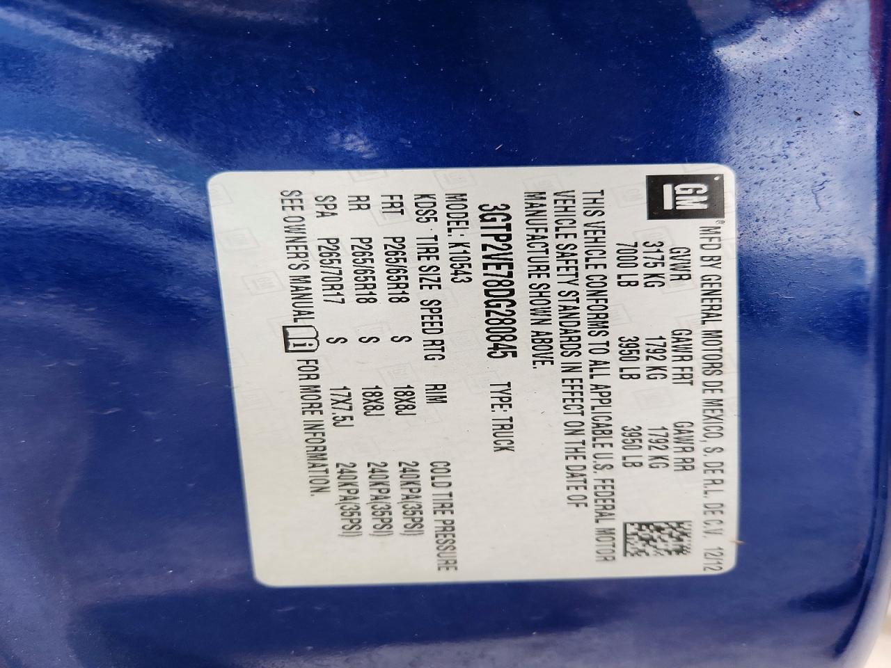2013 Gmc Sierra K1500 Sle Blue vin: 3GTP2VE78DG280845