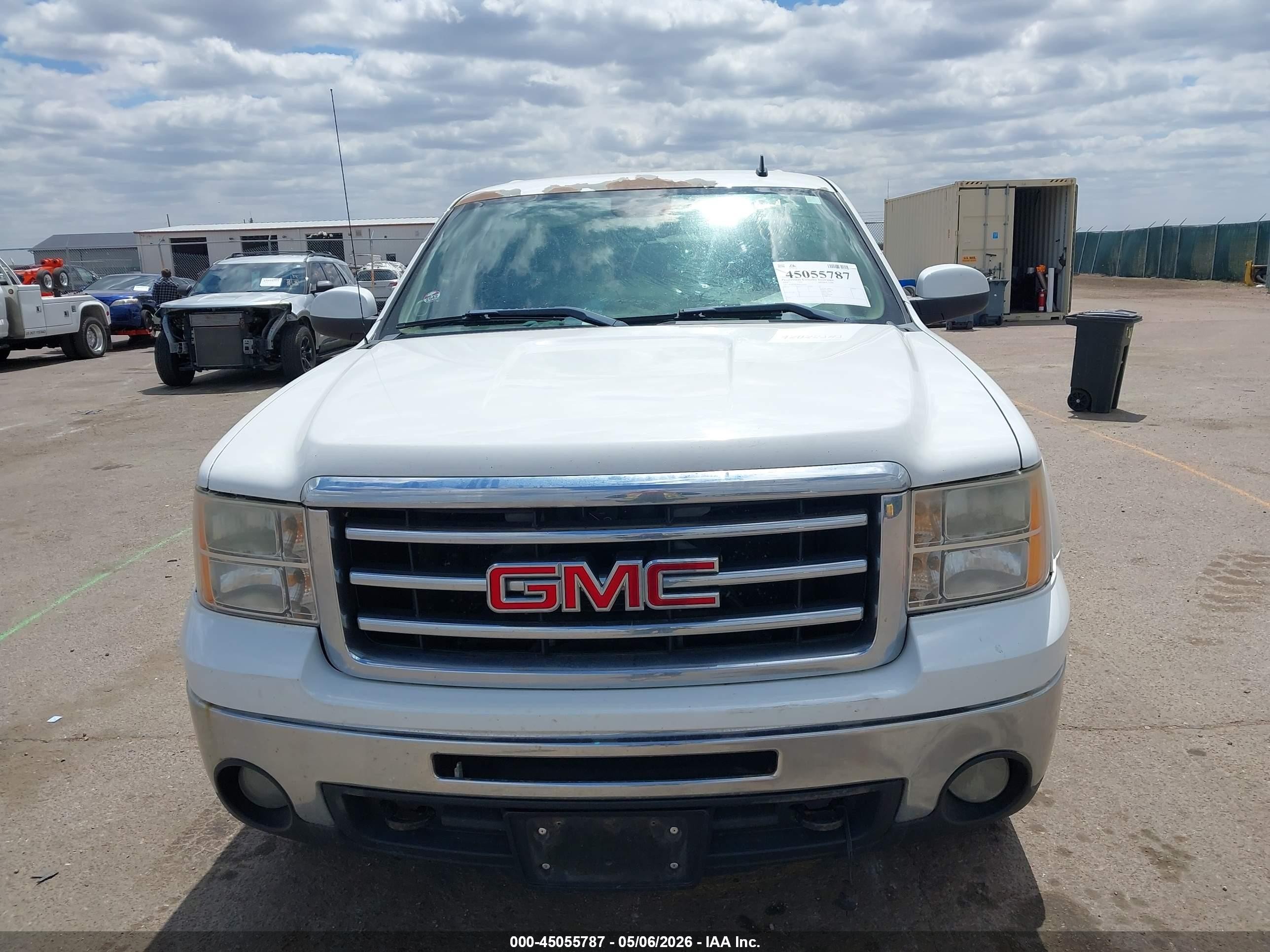 2013 Gmc Sierra 1500 Sle White vin: 3GTP2VE78DG299945