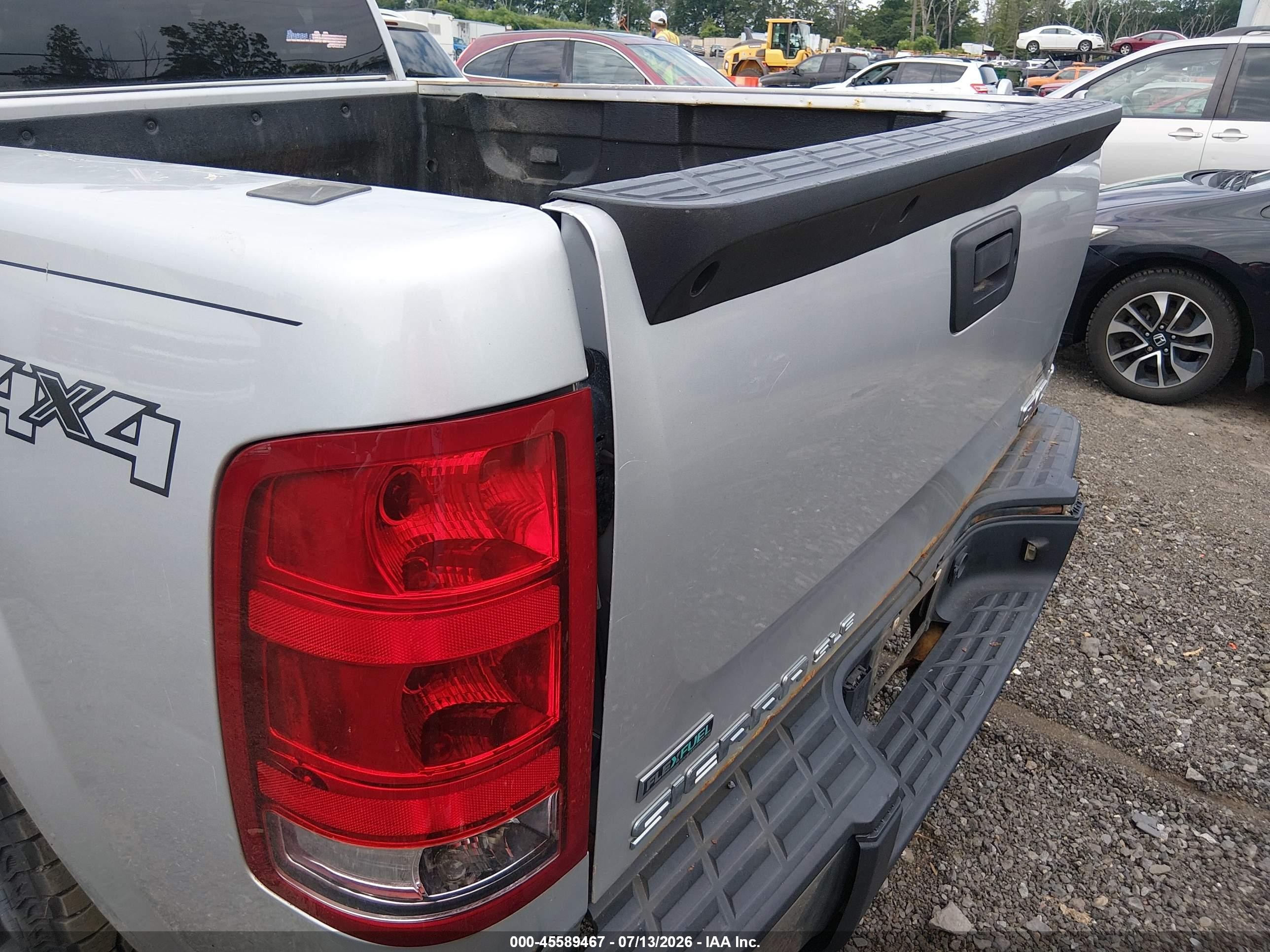 2012 Gmc Sierra 1500 Sle Silver vin: 3GTP2VE79CG149065