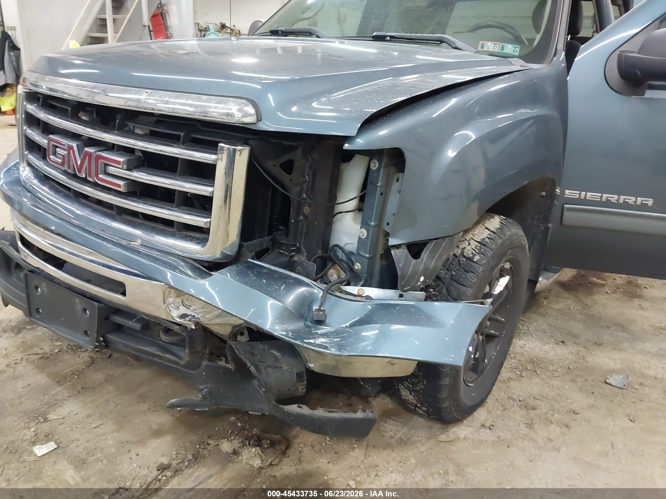 2012 Gmc Sierra 1500 Sle Blue vin: 3GTP2VE79CG150619