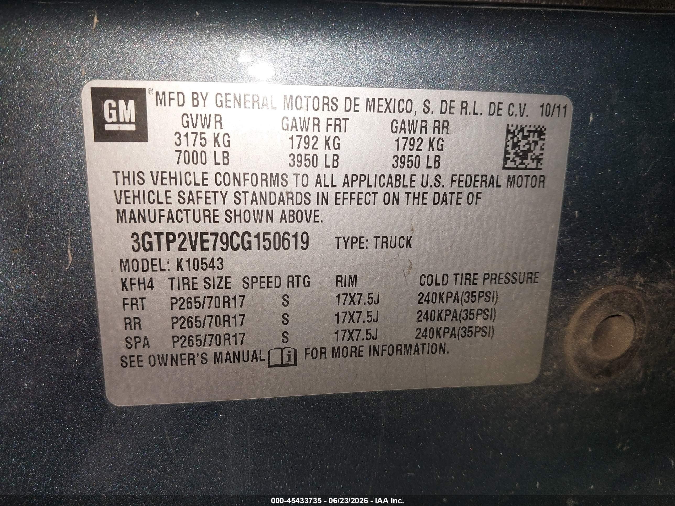 2012 Gmc Sierra 1500 Sle Blue vin: 3GTP2VE79CG150619
