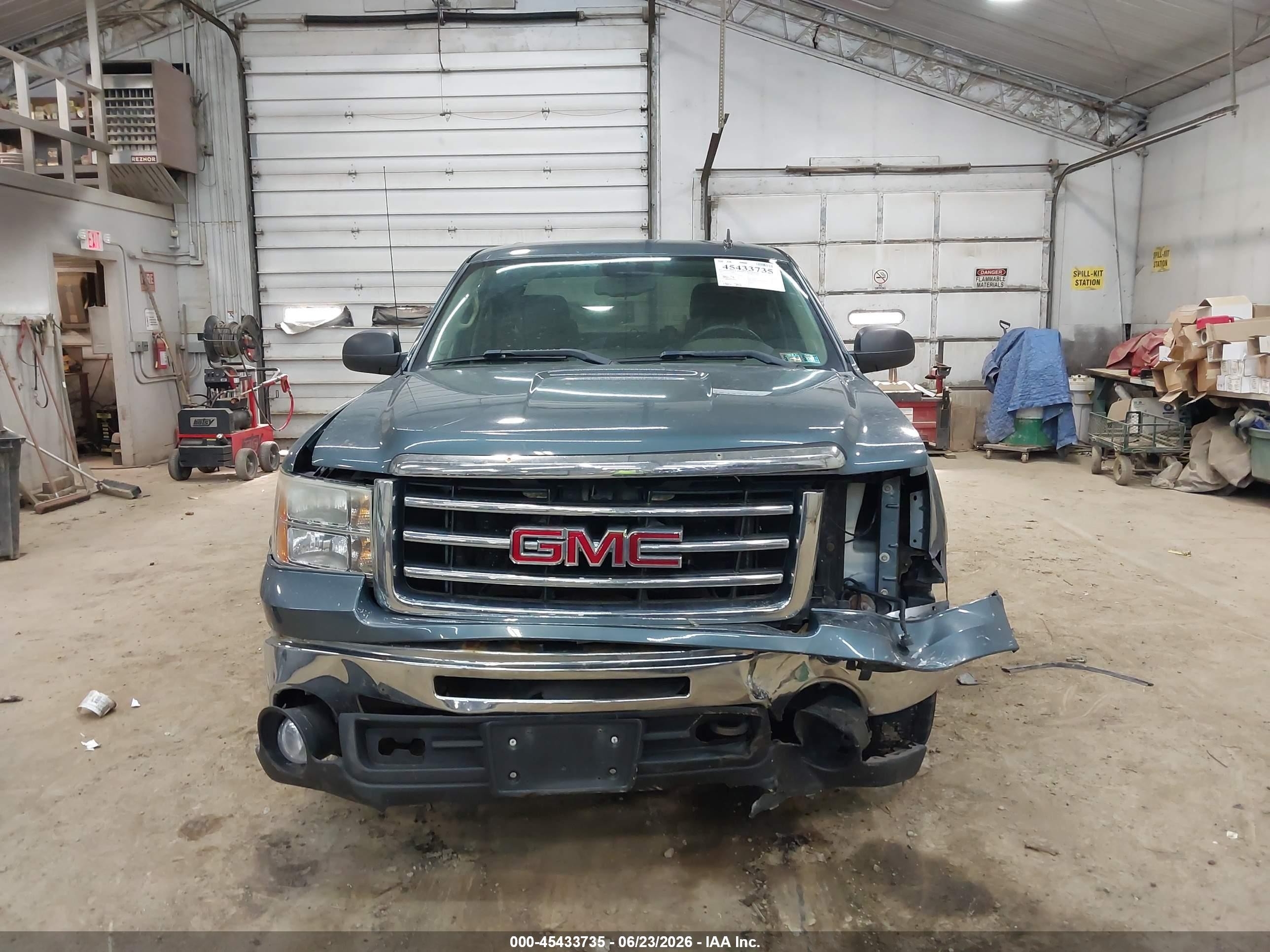 2012 Gmc Sierra 1500 Sle Blue vin: 3GTP2VE79CG150619