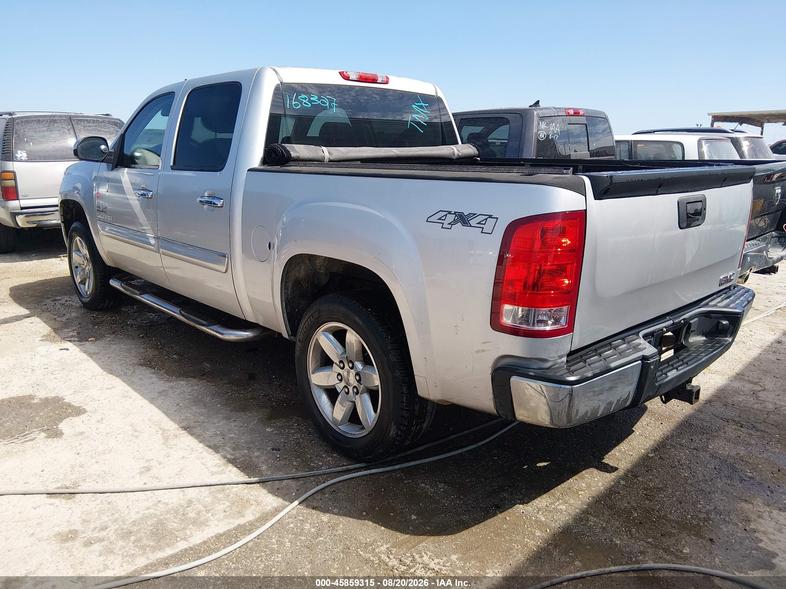 2012 Gmc Sierra 1500 Sle Silver vin: 3GTP2VE79CG168327