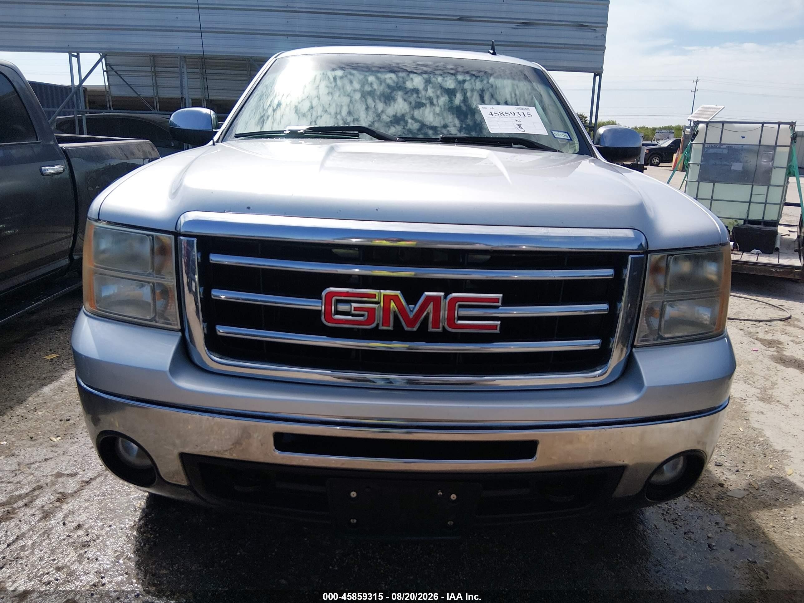 2012 Gmc Sierra 1500 Sle Silver vin: 3GTP2VE79CG168327