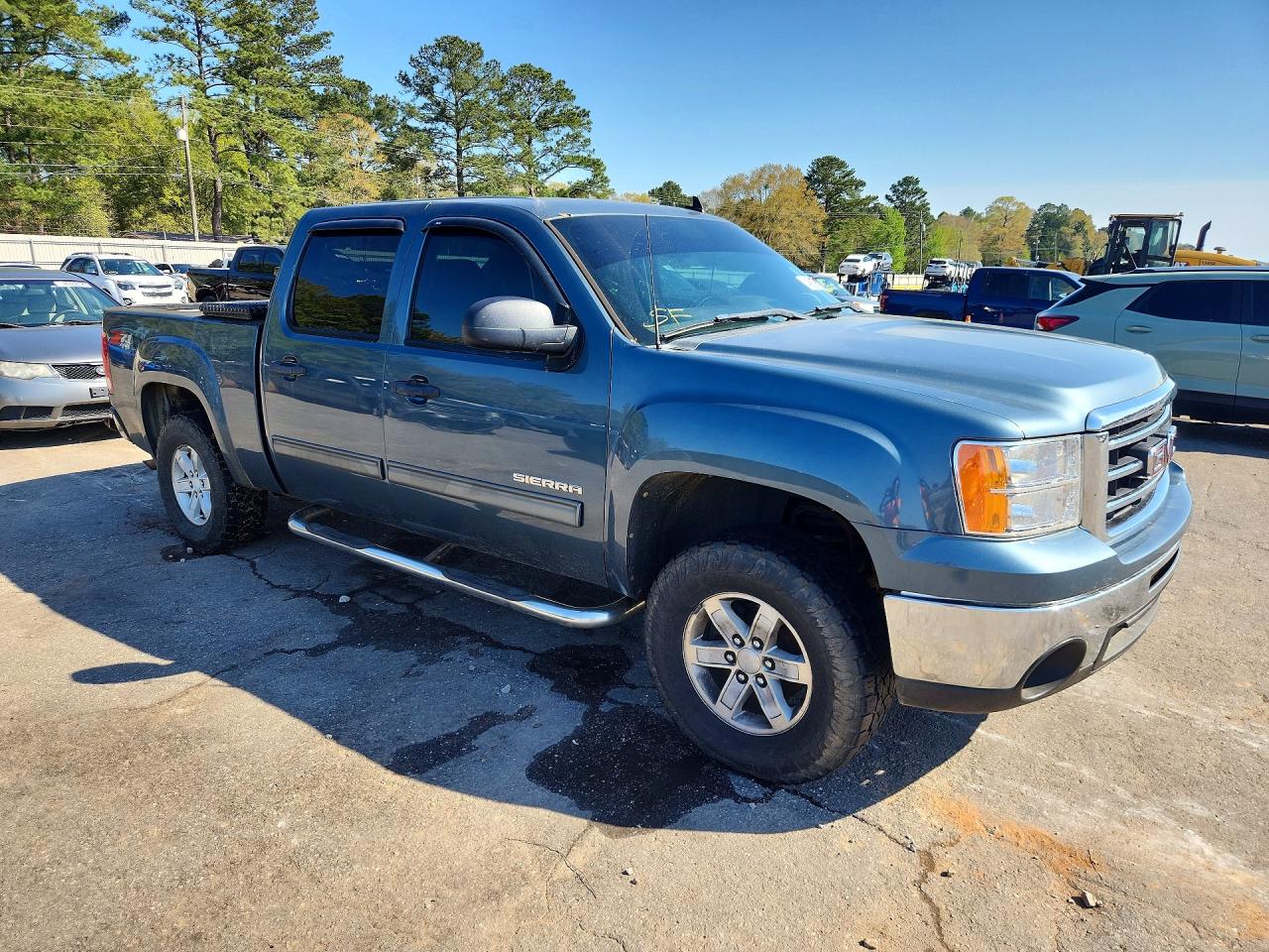 2012 Gmc Sierra K1500 Sle Синий vin: 3GTP2VE79CG188562
