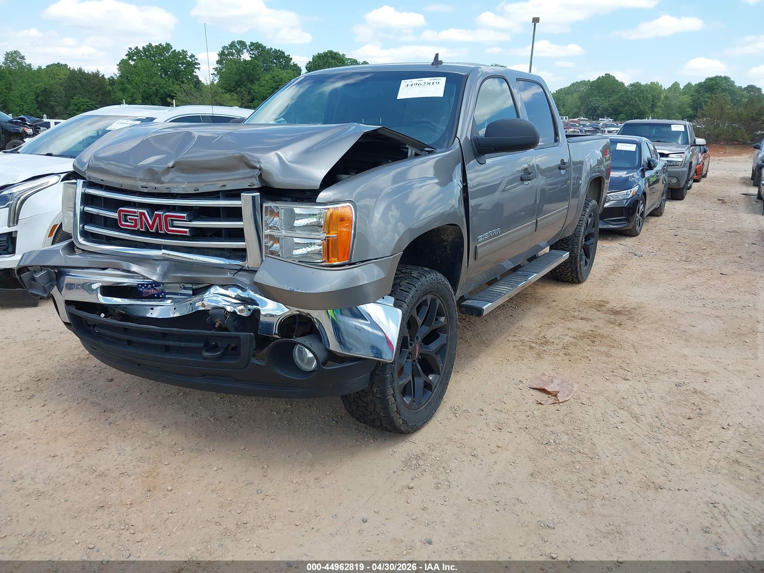 2012 Gmc Sierra 1500 Sle Gray vin: 3GTP2VE79CG224394