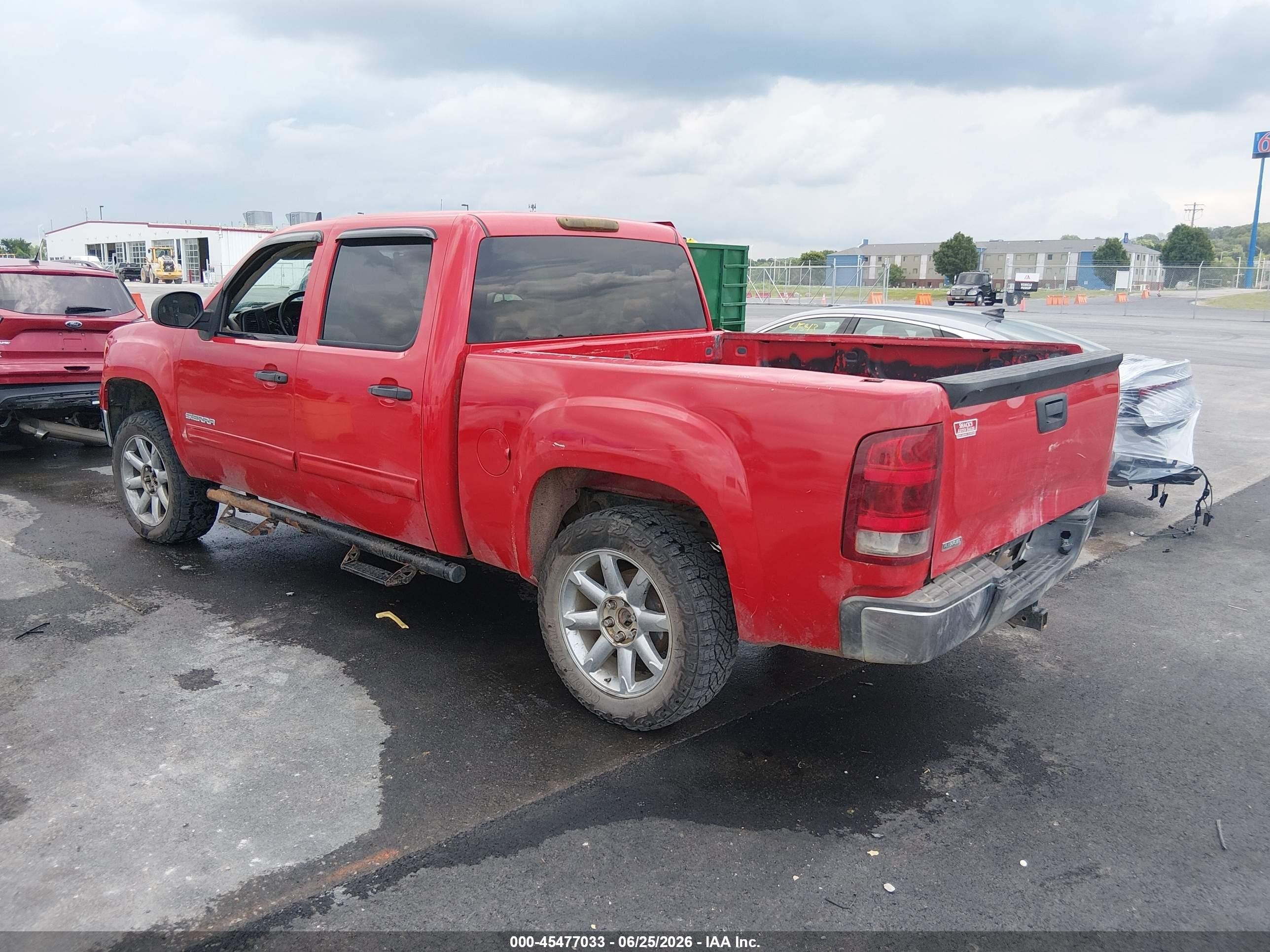 2013 Gmc Sierra 1500 Sle Red vin: 3GTP2VE79DG198137