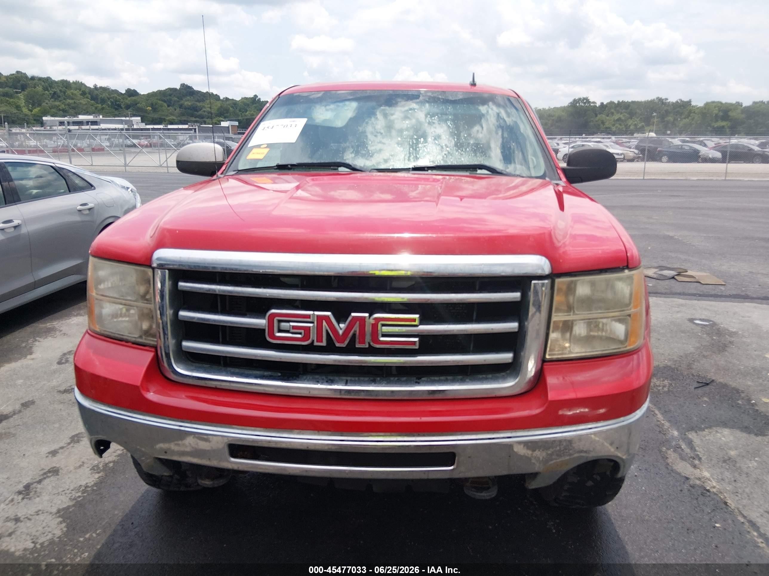 2013 Gmc Sierra 1500 Sle Red vin: 3GTP2VE79DG198137