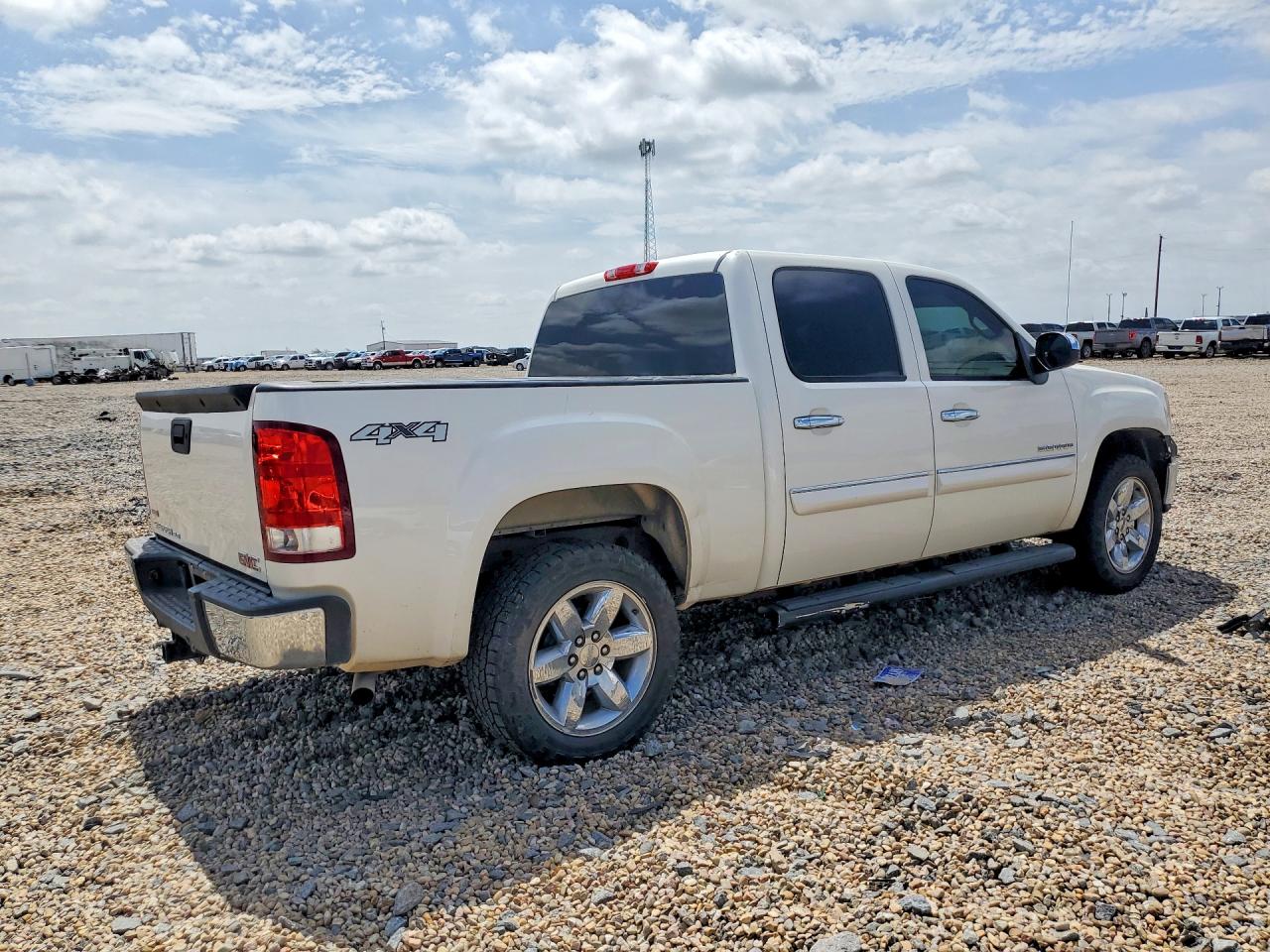 2012 Gmc Sierra K1500 Sle White vin: 3GTP2VE7XCG122635