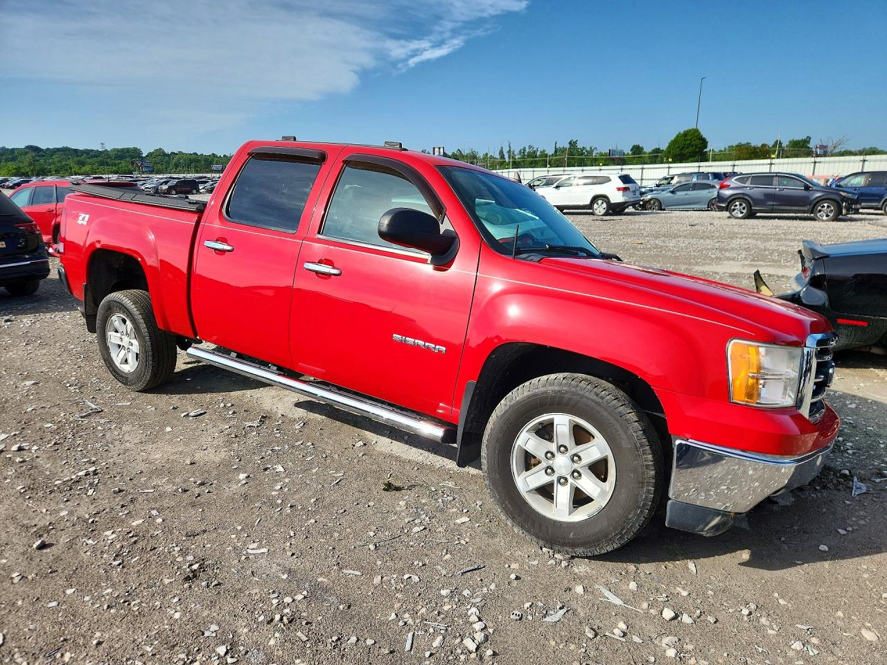 2012 Gmc Sierra K1500 Sle Red vin: 3GTP2VE7XCG125132