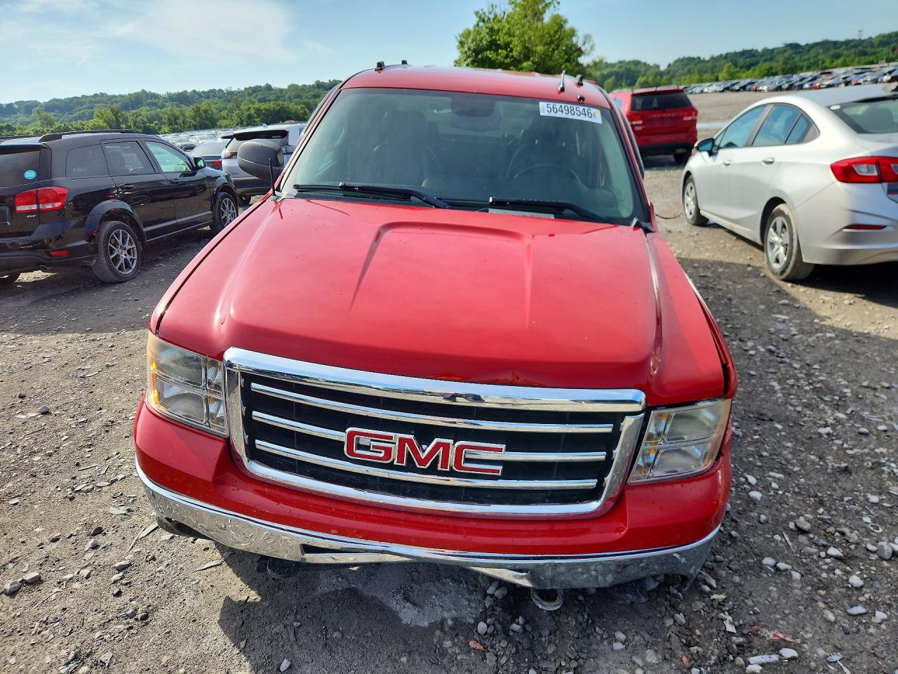 2012 Gmc Sierra K1500 Sle Red vin: 3GTP2VE7XCG125132