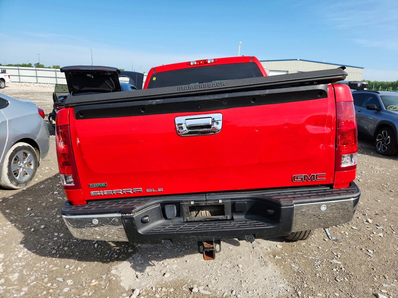 2012 Gmc Sierra K1500 Sle Red vin: 3GTP2VE7XCG125132