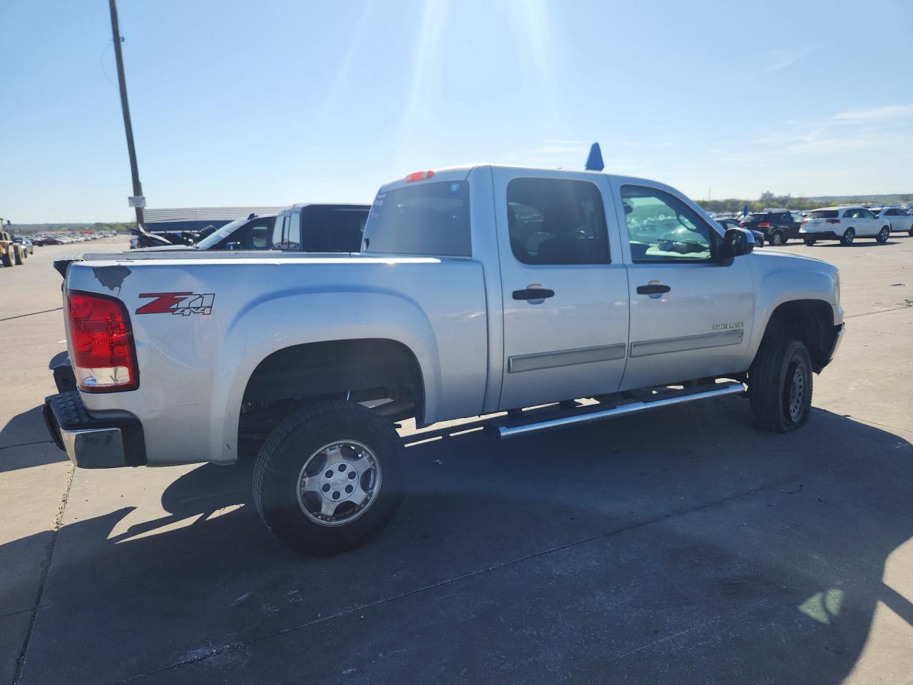 2012 Gmc Sierra K1500 Sle Silver vin: 3GTP2VE7XCG153349