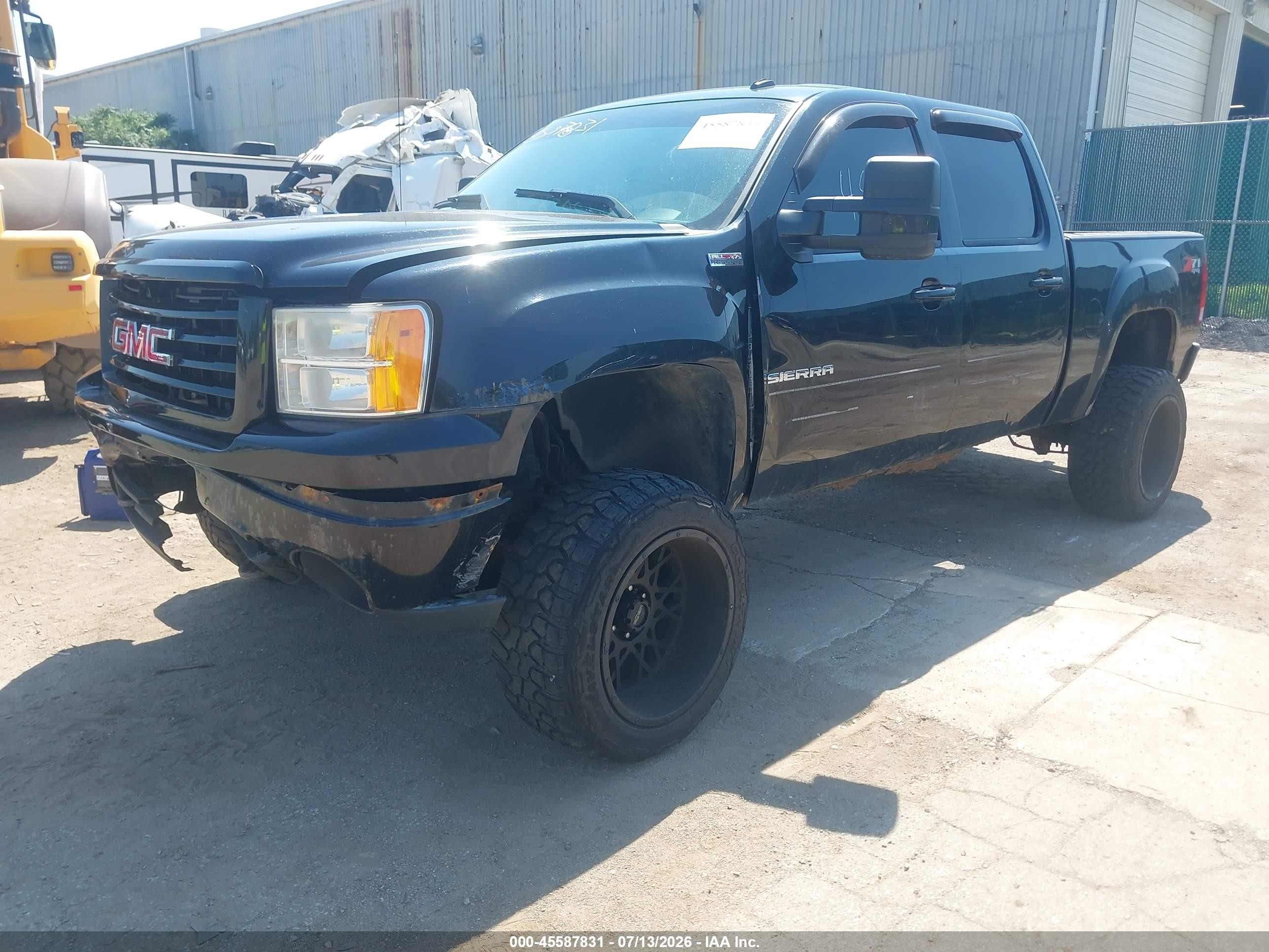 2012 Gmc Sierra 1500 Sle Black vin: 3GTP2VE7XCG310071