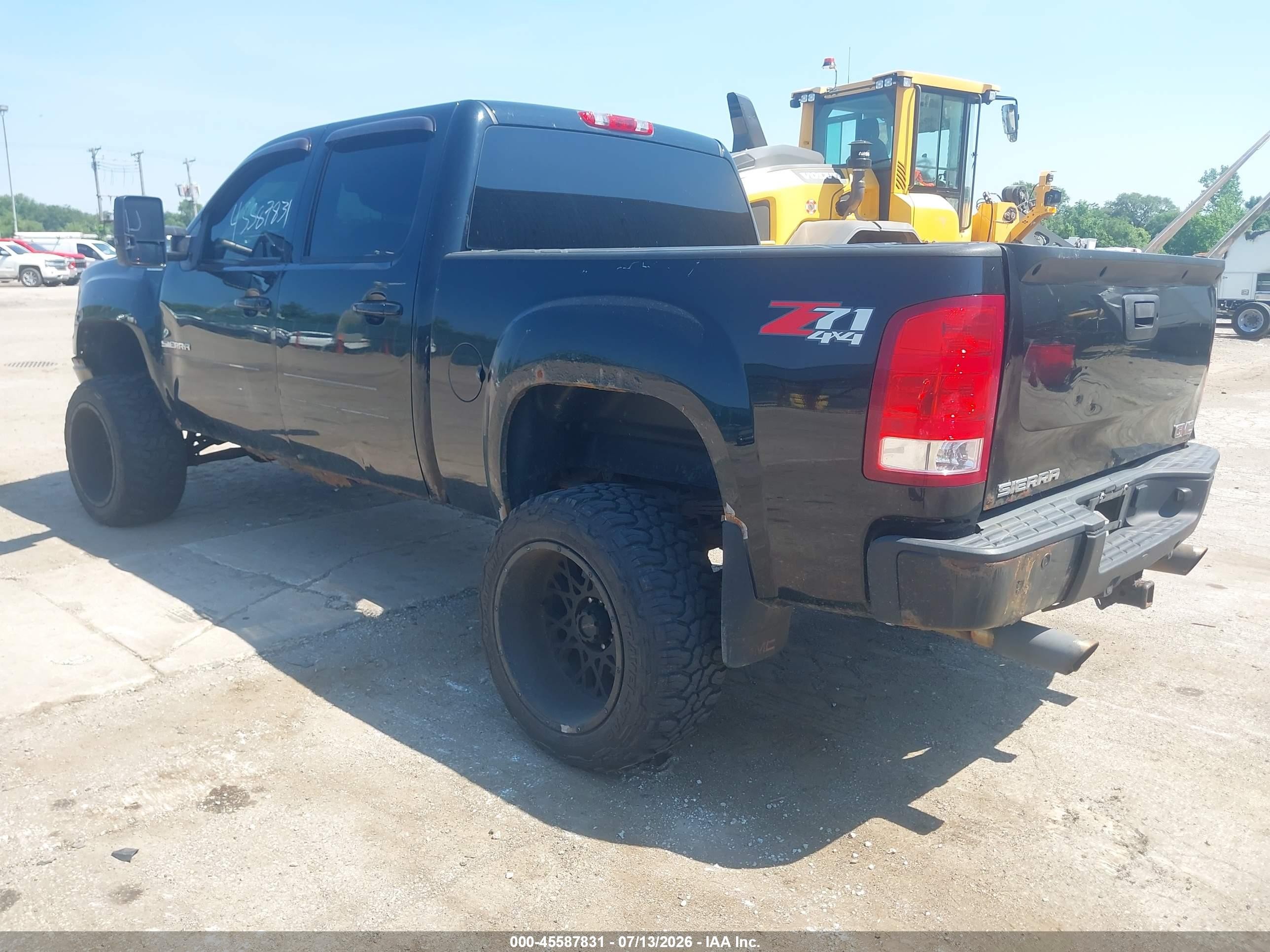 2012 Gmc Sierra 1500 Sle Black vin: 3GTP2VE7XCG310071