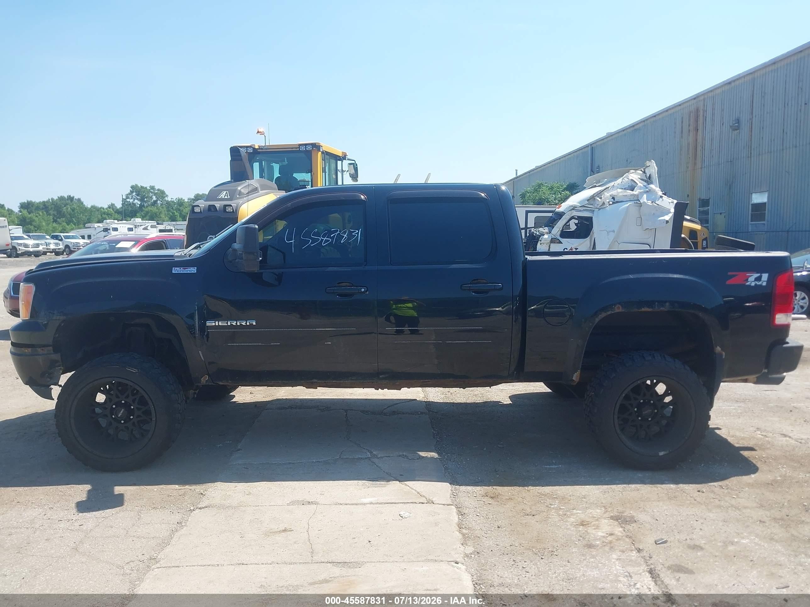 2012 Gmc Sierra 1500 Sle Black vin: 3GTP2VE7XCG310071