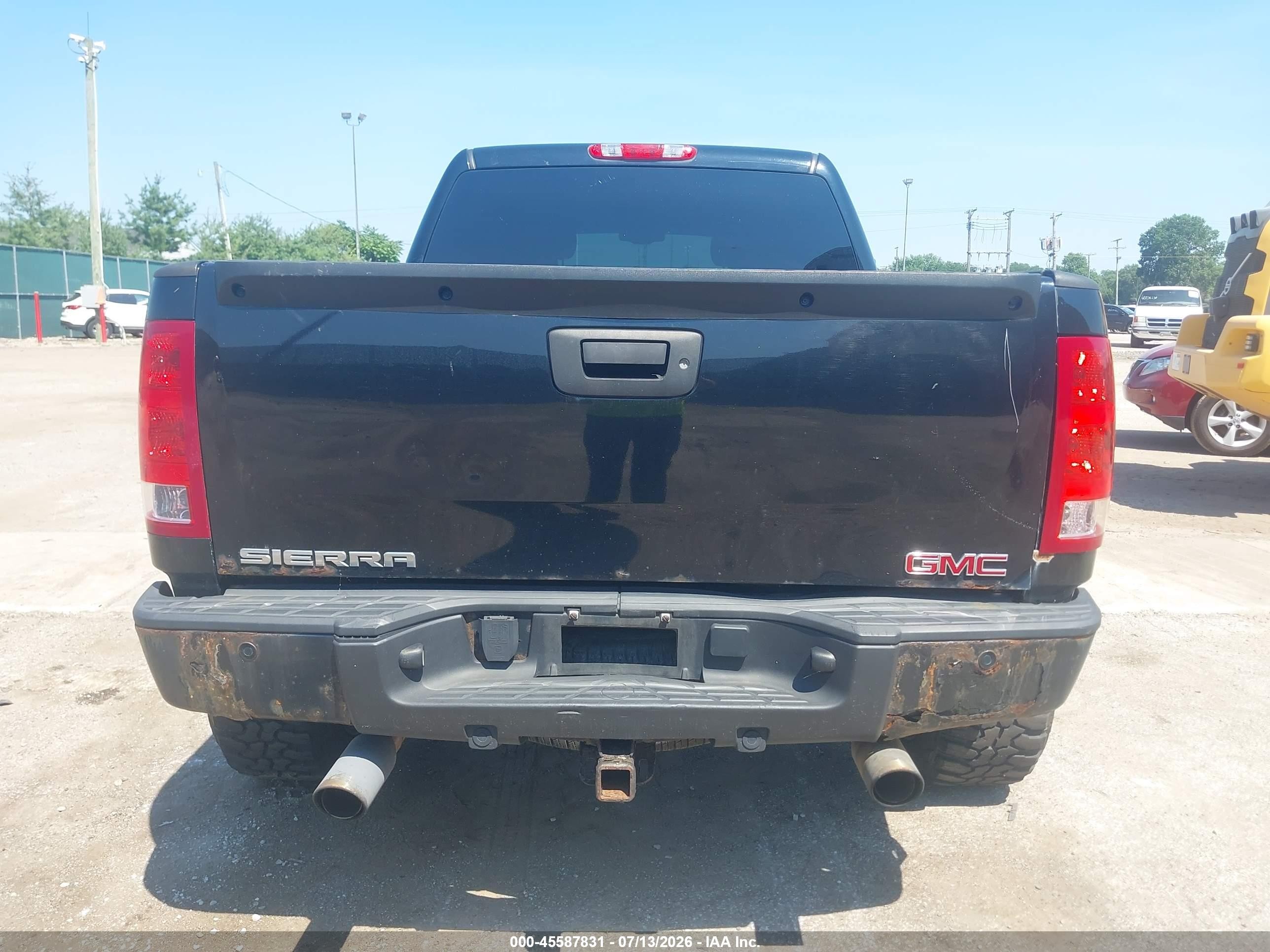 2012 Gmc Sierra 1500 Sle Black vin: 3GTP2VE7XCG310071