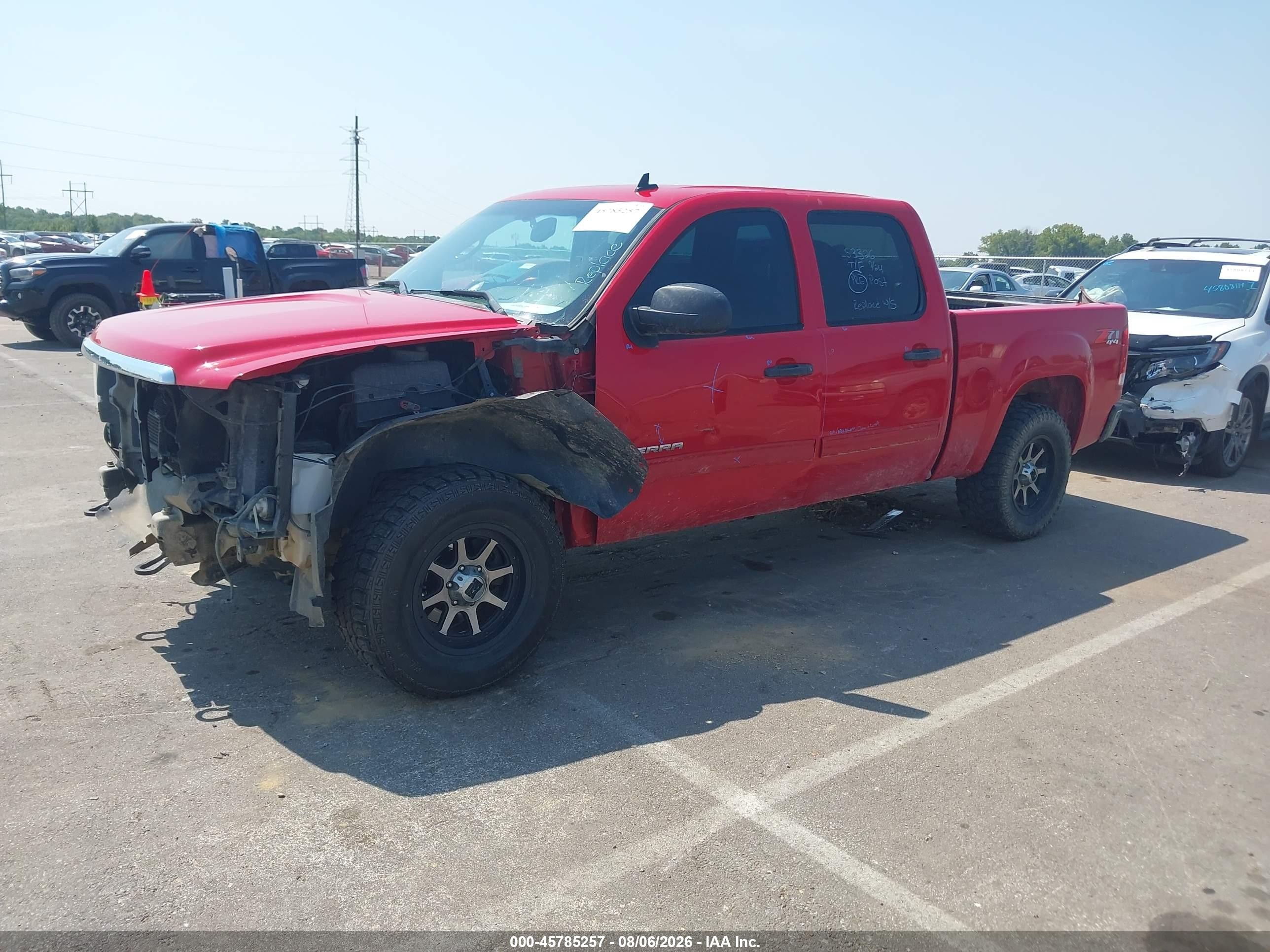 2013 Gmc Sierra 1500 Sle Red vin: 3GTP2VE7XDG200610