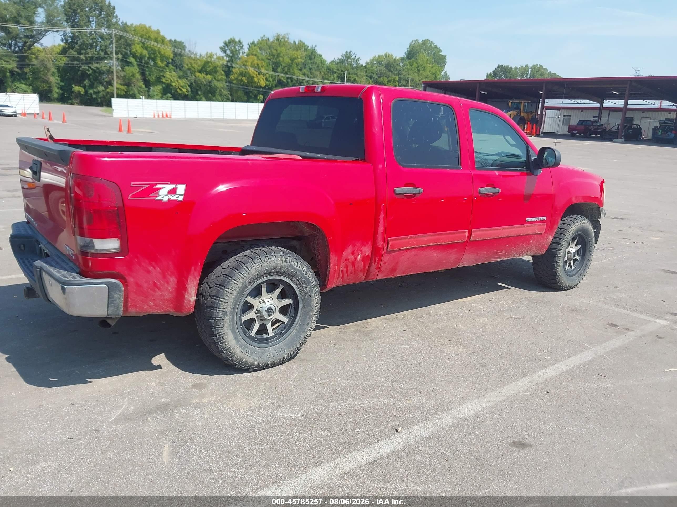 2013 Gmc Sierra 1500 Sle Red vin: 3GTP2VE7XDG200610