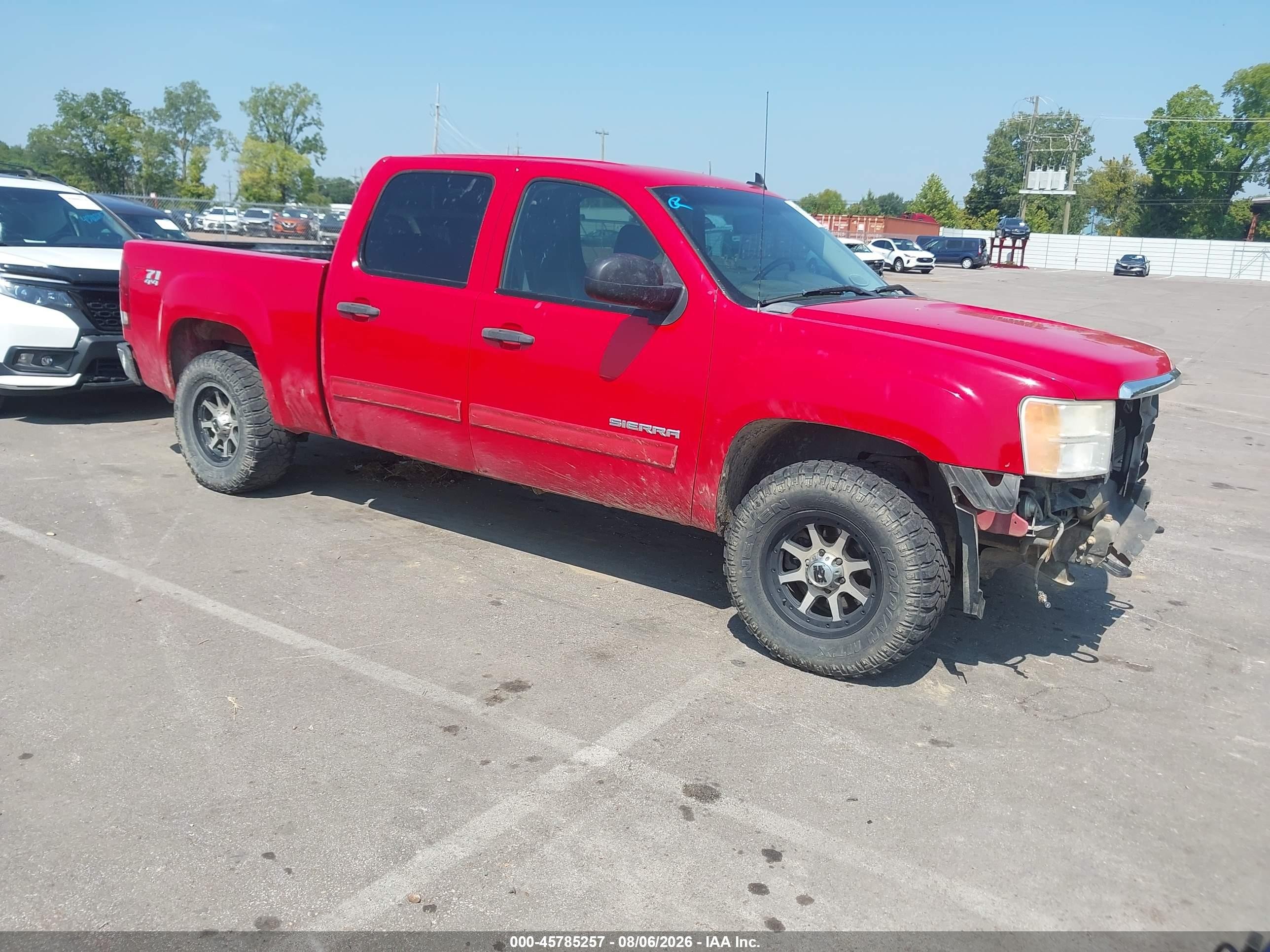 2013 Gmc Sierra 1500 Sle Red vin: 3GTP2VE7XDG200610
