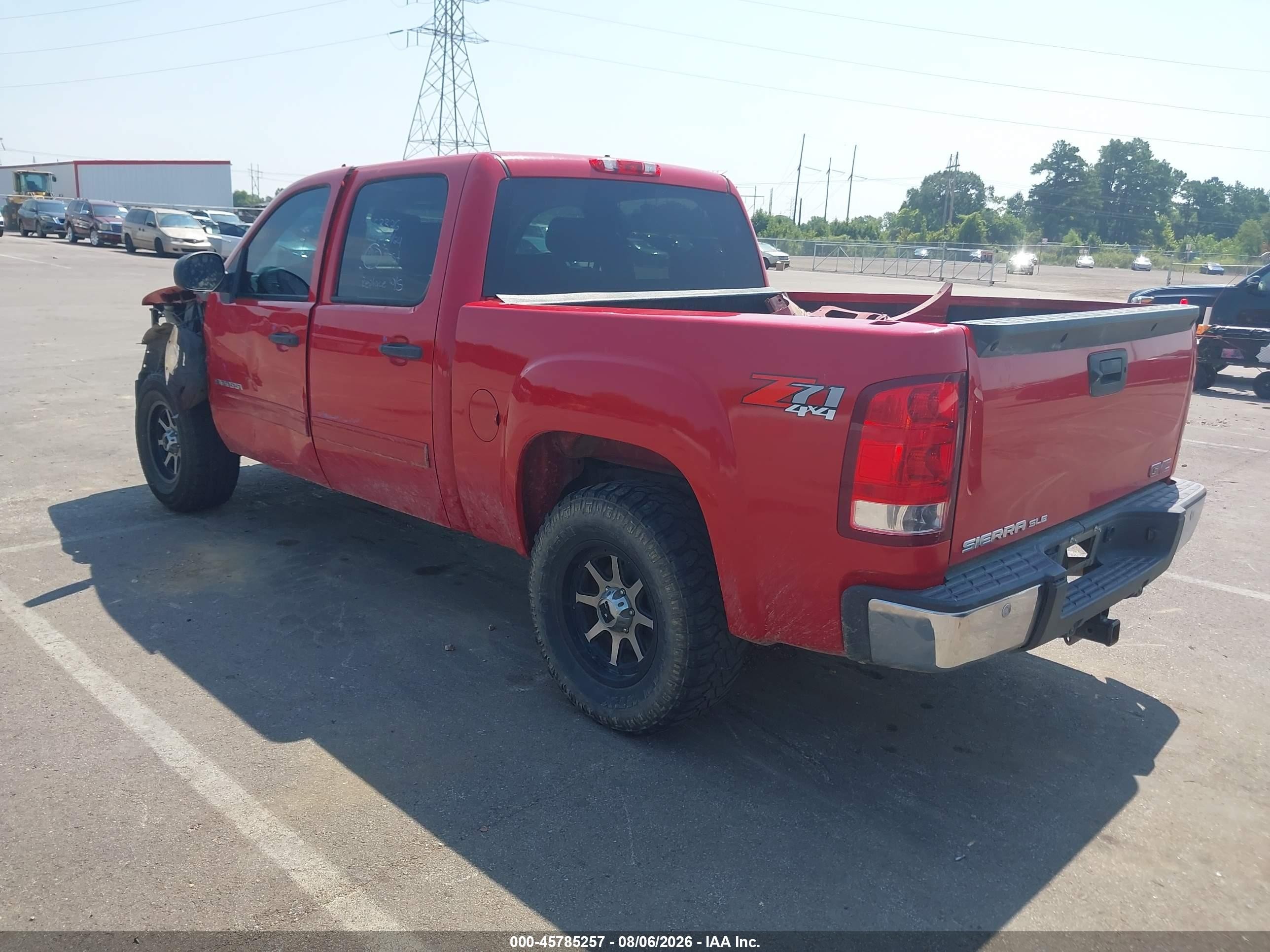 2013 Gmc Sierra 1500 Sle Red vin: 3GTP2VE7XDG200610