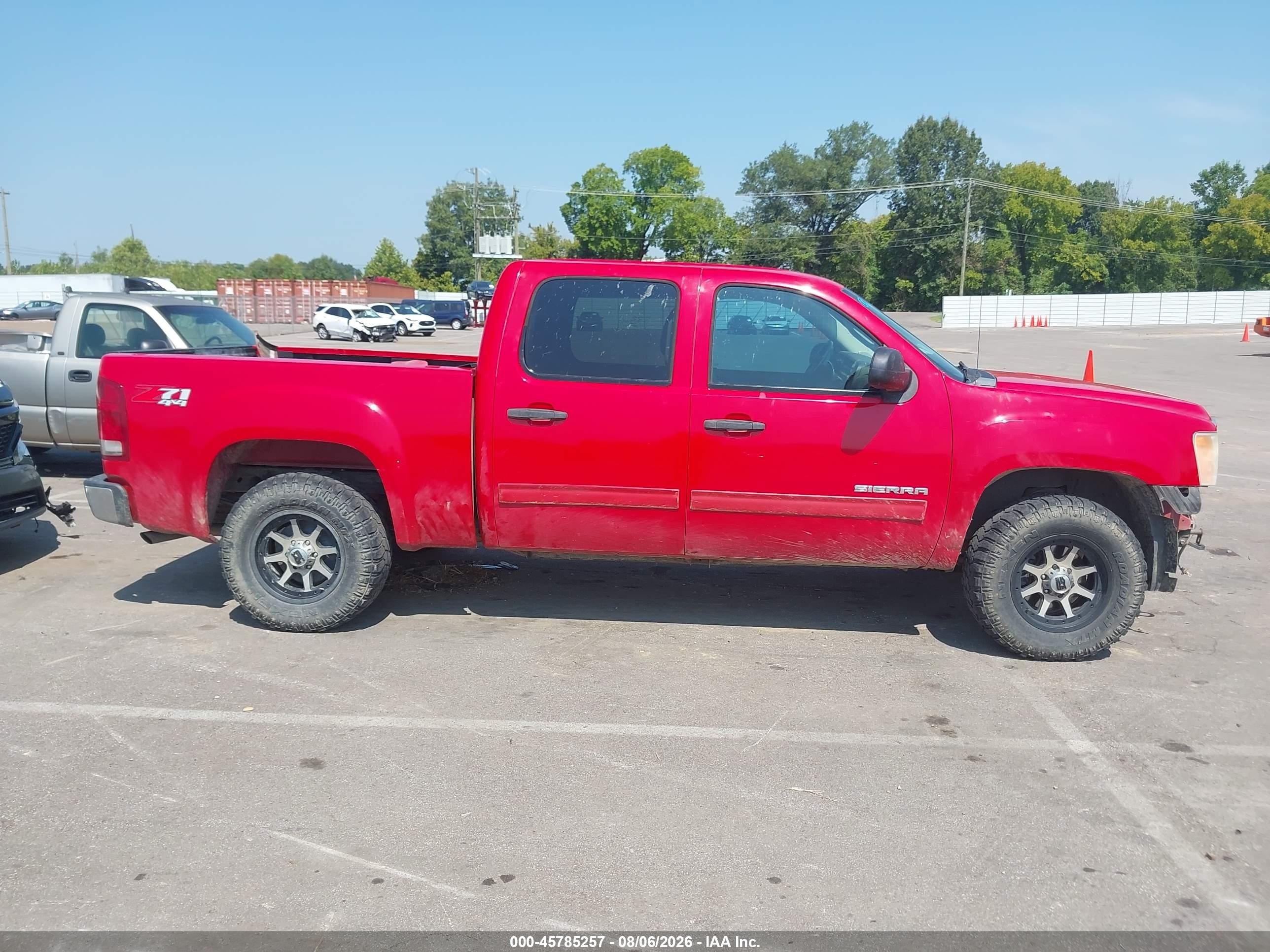 2013 Gmc Sierra 1500 Sle Red vin: 3GTP2VE7XDG200610
