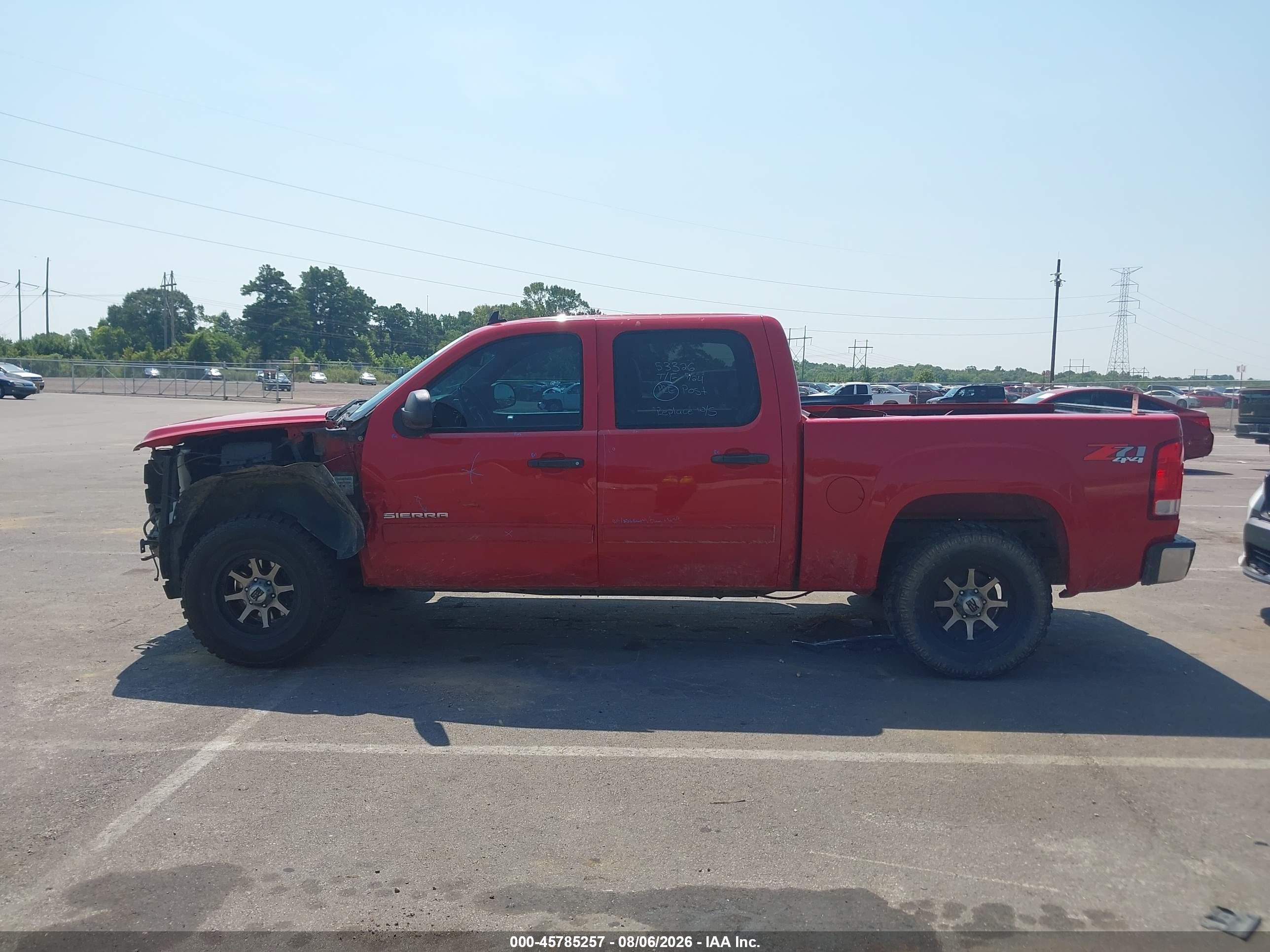 2013 Gmc Sierra 1500 Sle Red vin: 3GTP2VE7XDG200610