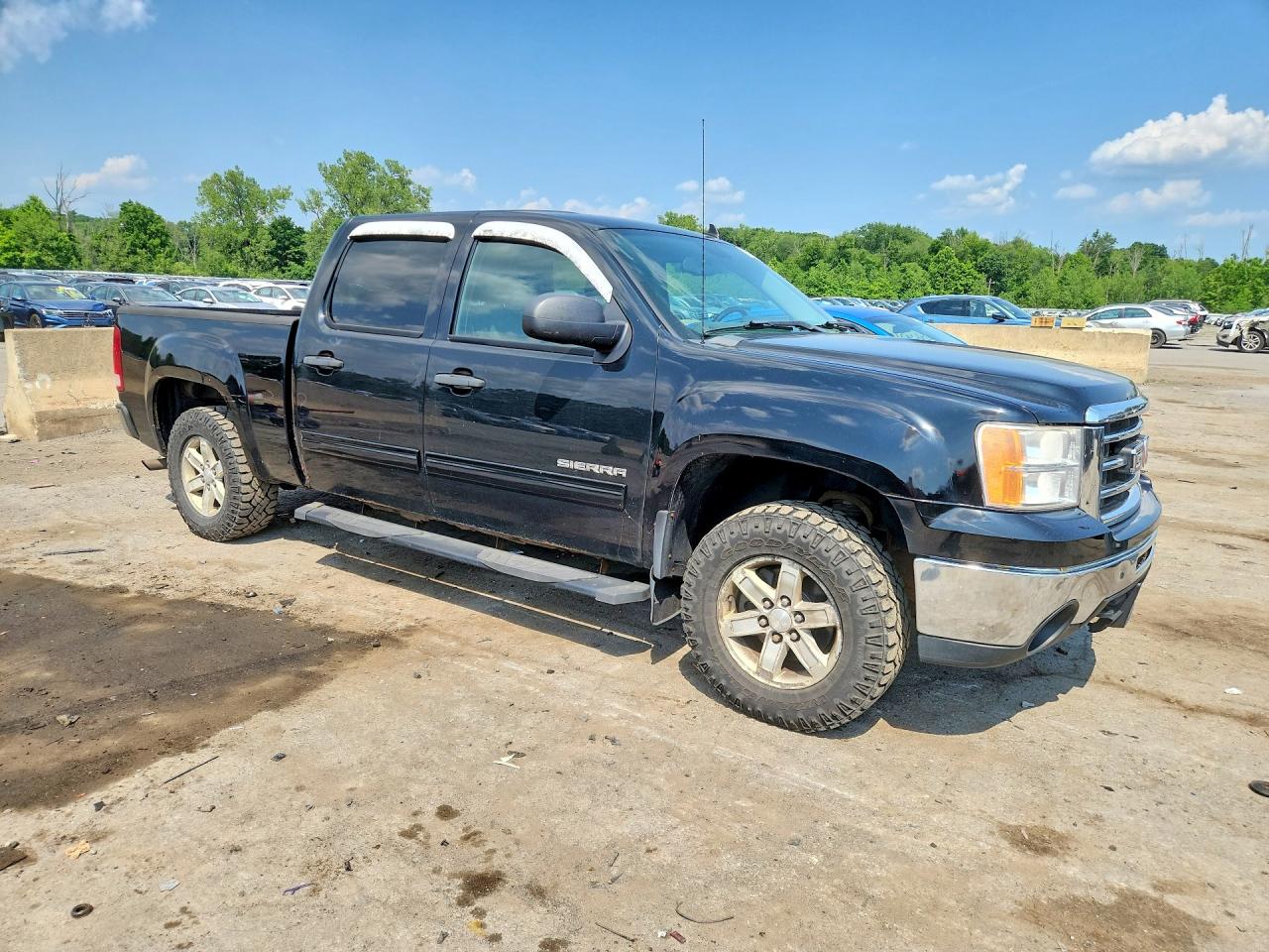 2013 Gmc Sierra K1500 Sle Black vin: 3GTP2VE7XDG380199