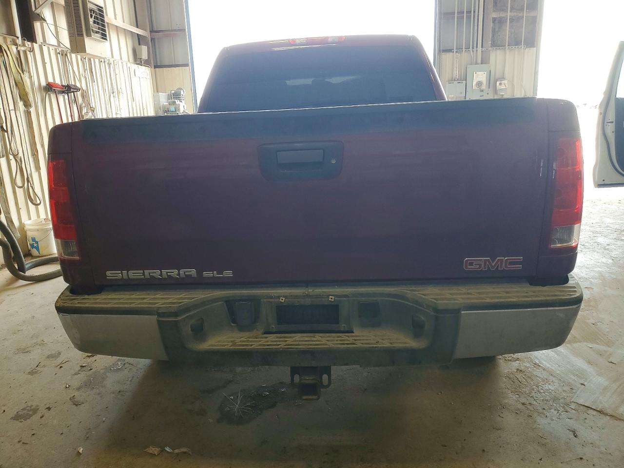 2013 Gmc Sierra K1500 Sle Burgundy vin: 3GTP2VE7XDG380431