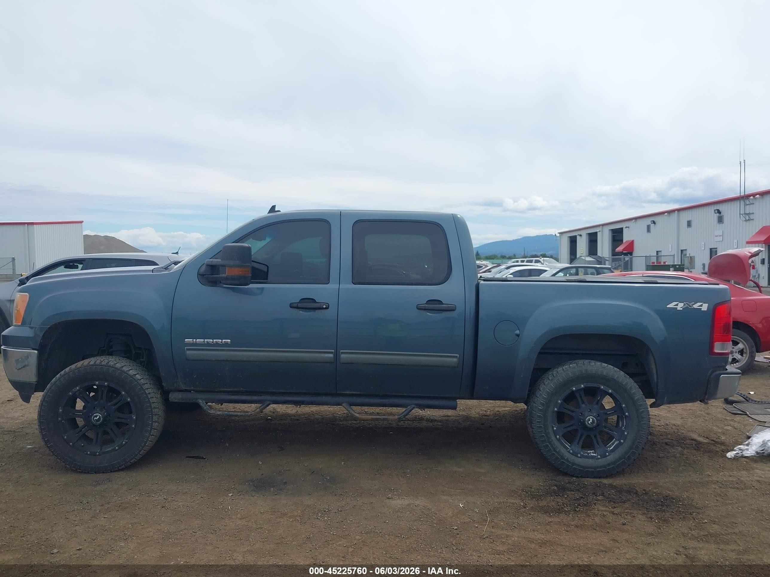 2012 Gmc Sierra 1500 Sle Green vin: 3GTP2VEA5CG177778
