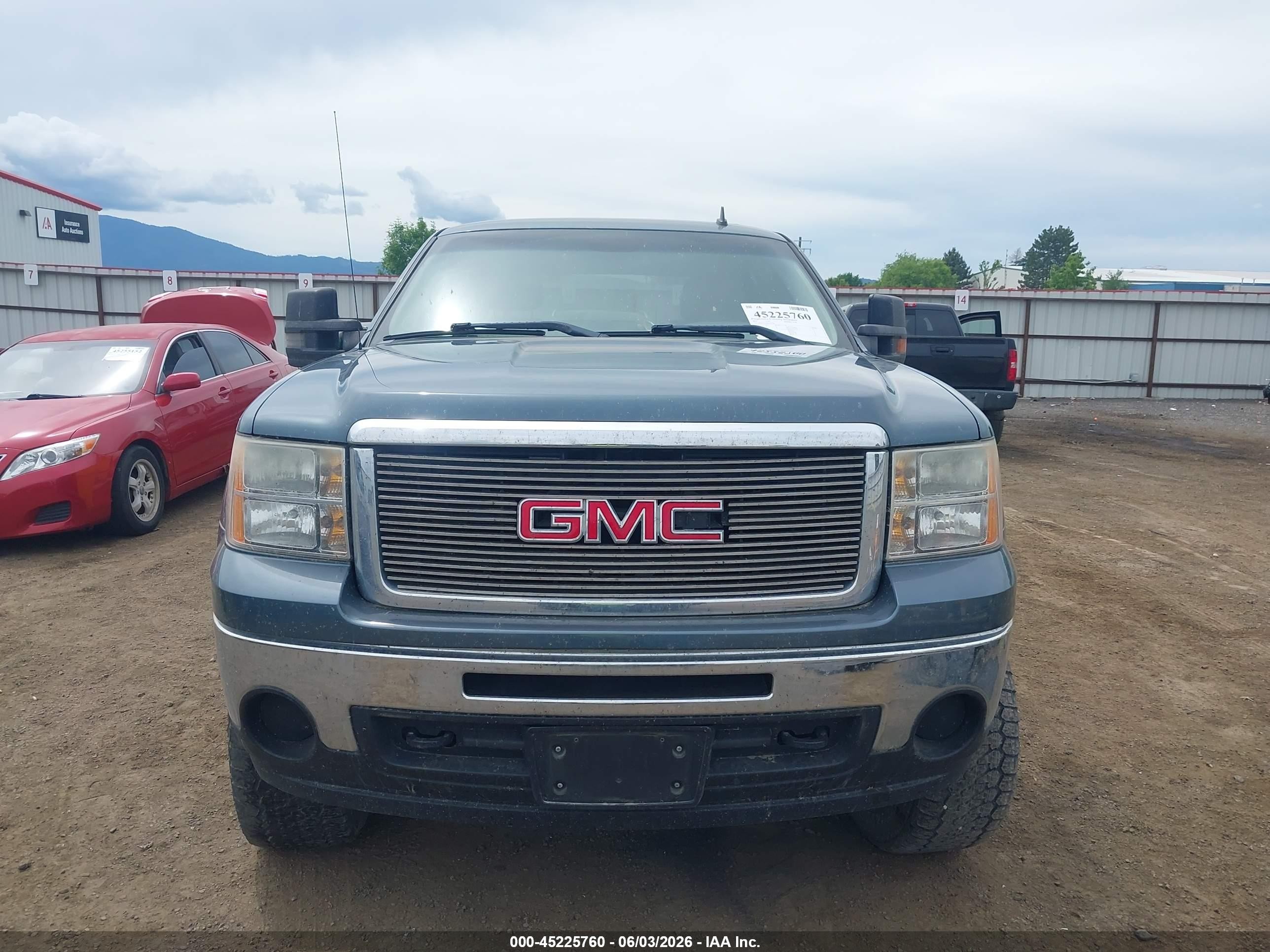 2012 Gmc Sierra 1500 Sle Green vin: 3GTP2VEA5CG177778