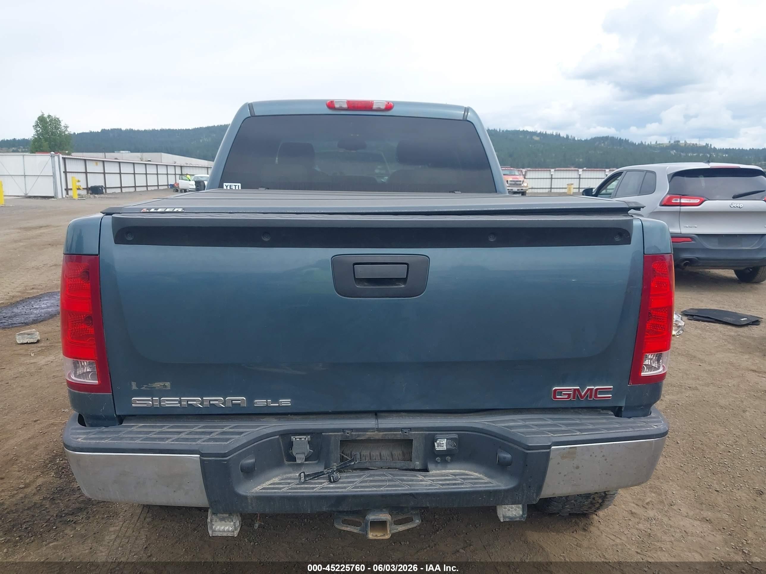 2012 Gmc Sierra 1500 Sle Green vin: 3GTP2VEA5CG177778