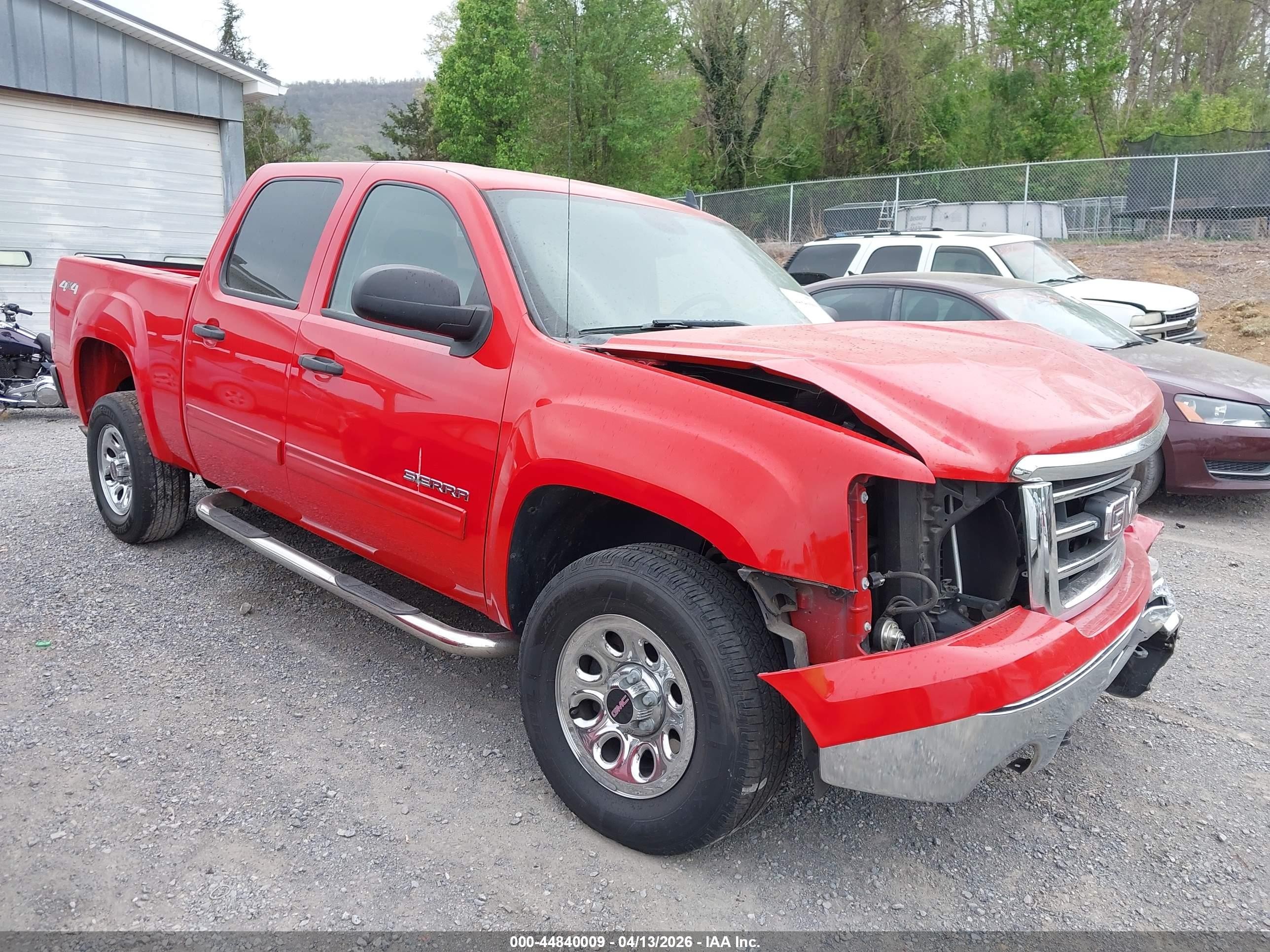 2013 Gmc Sierra 1500 Sle Красный vin: 3GTP2VEA6DG334199