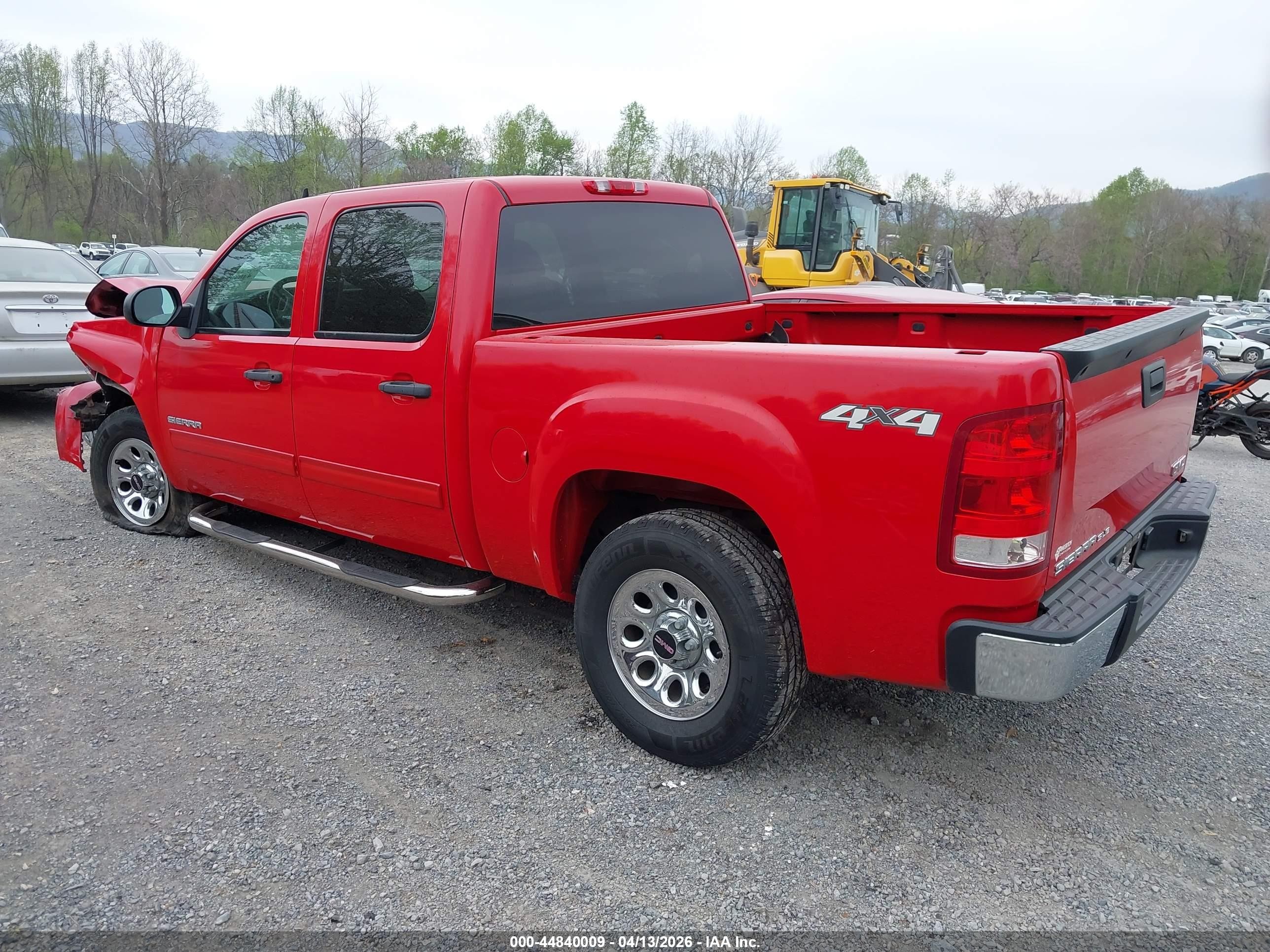 2013 Gmc Sierra 1500 Sle Красный vin: 3GTP2VEA6DG334199
