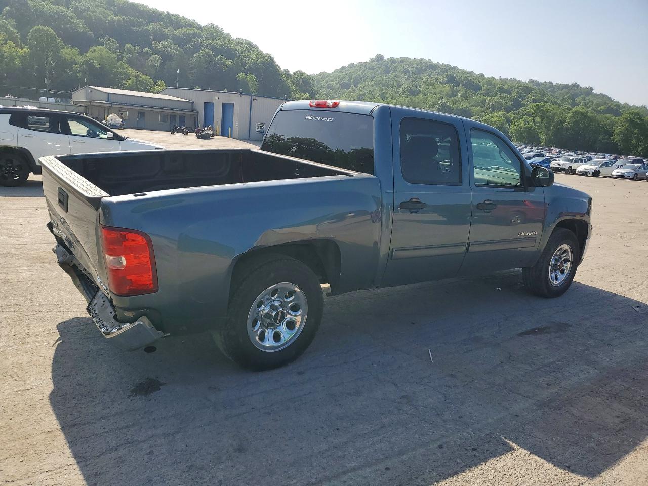2011 Gmc Sierra K1500 Sle Teal vin: 3GTP2VEA7BG357083