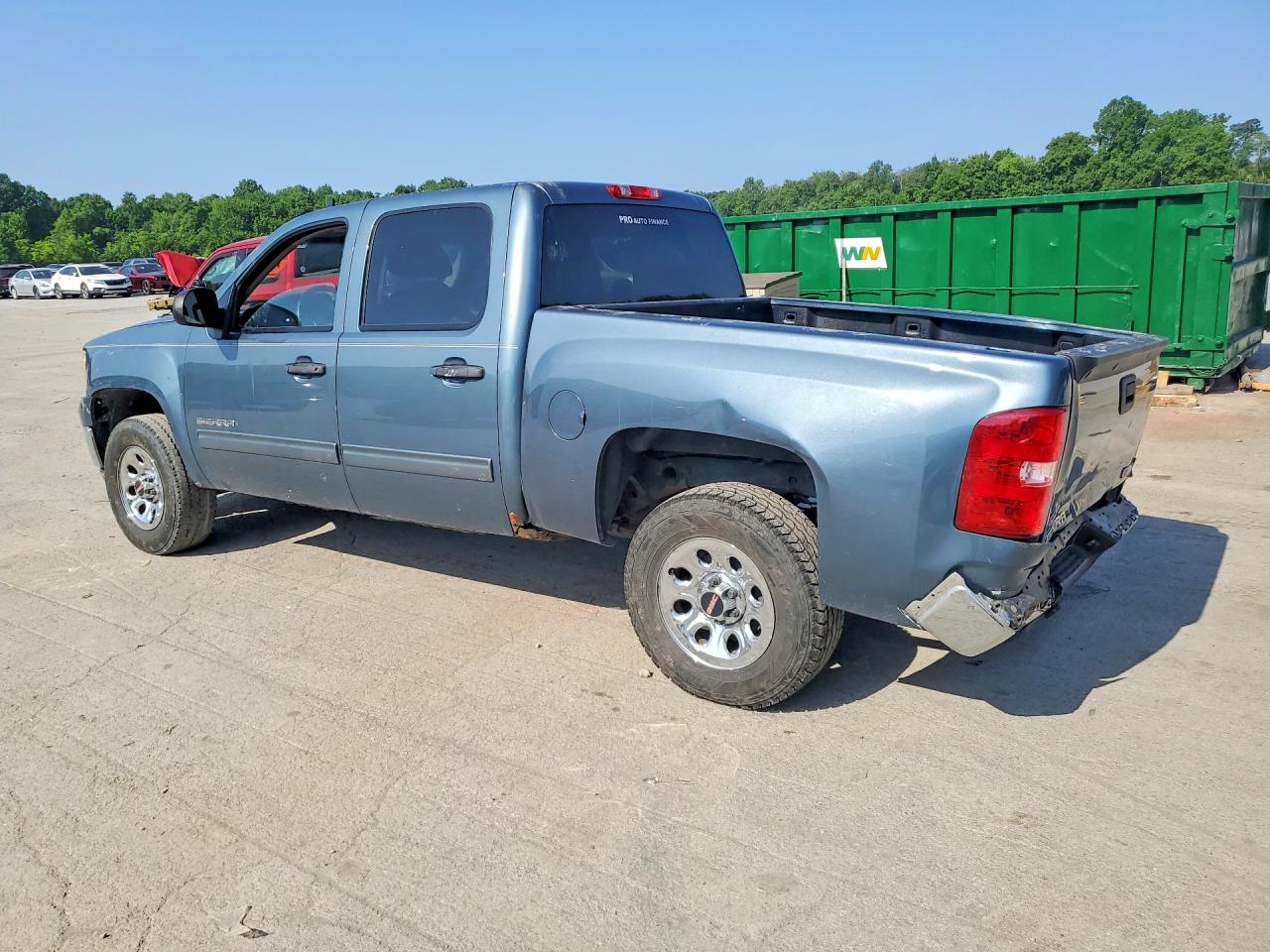 2011 Gmc Sierra K1500 Sle Teal vin: 3GTP2VEA7BG357083
